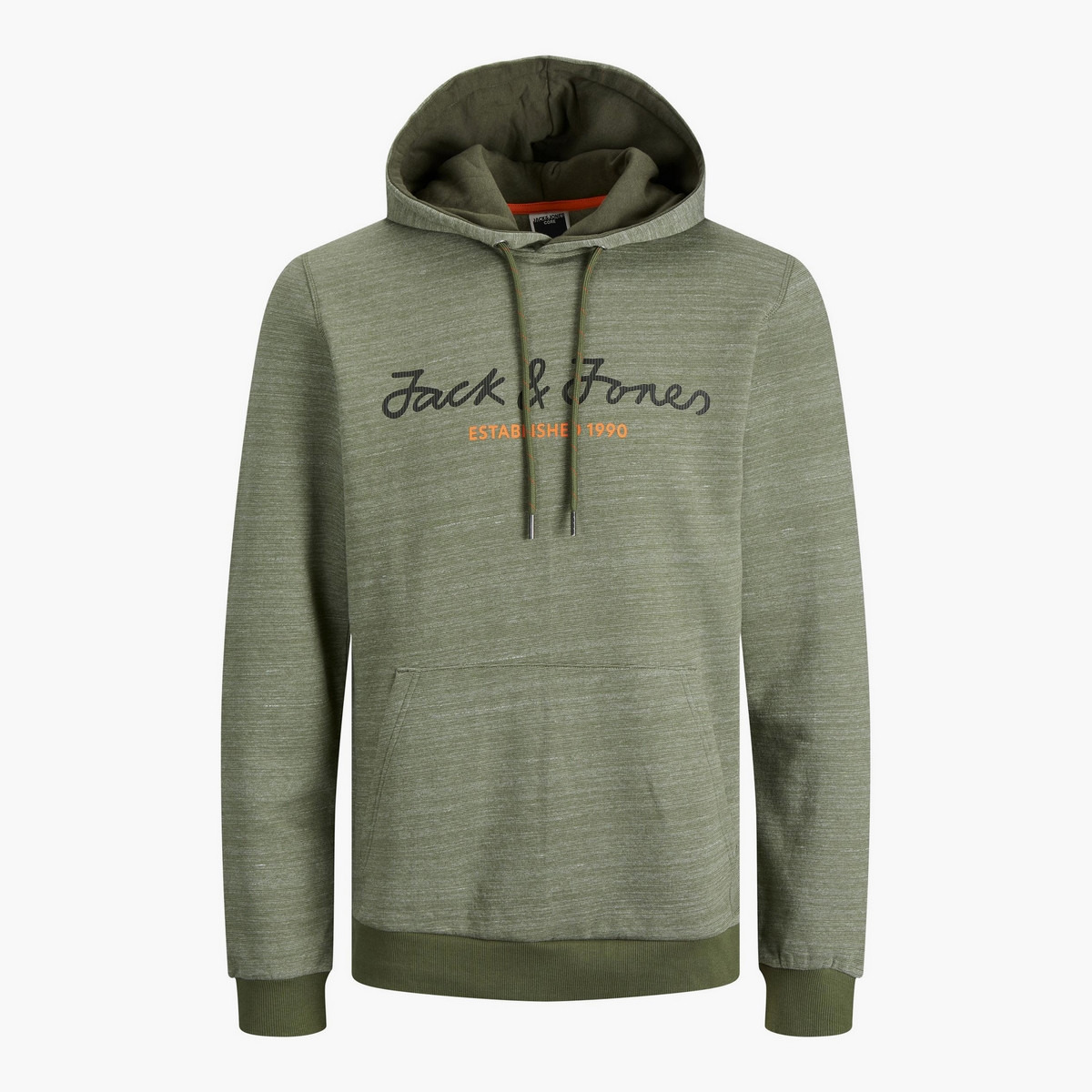 Jack & Jones Men Black Printed Kangaroo Pocket Hoodie-men-winterwear-hoodiesandsweatshirts-image-18