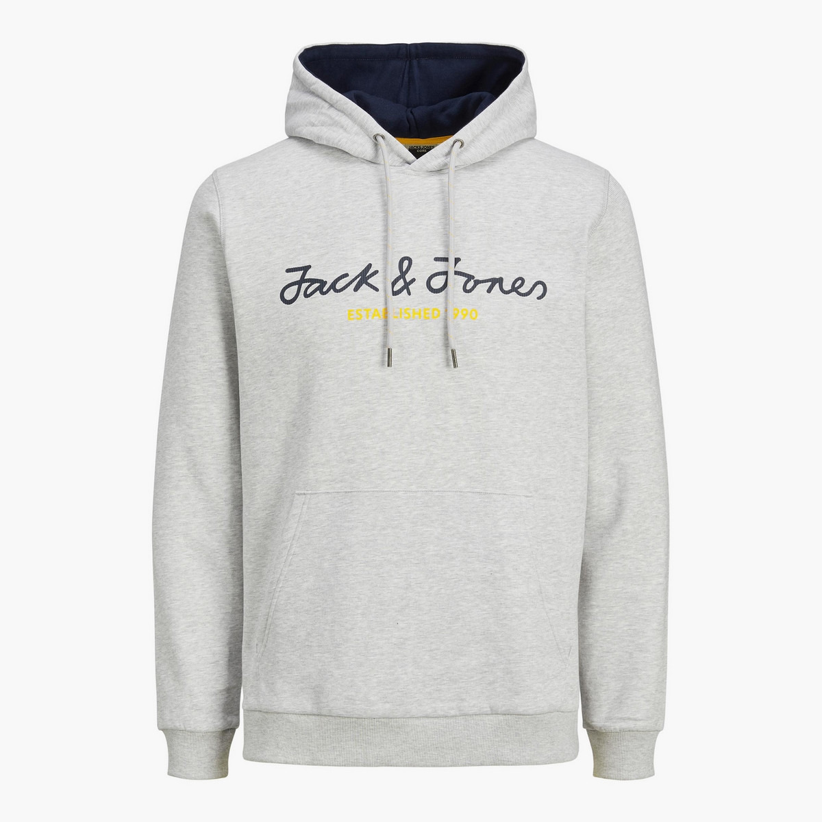 Jack & Jones Men Black Printed Kangaroo Pocket Hoodie-men-winterwear-hoodiesandsweatshirts-image-25