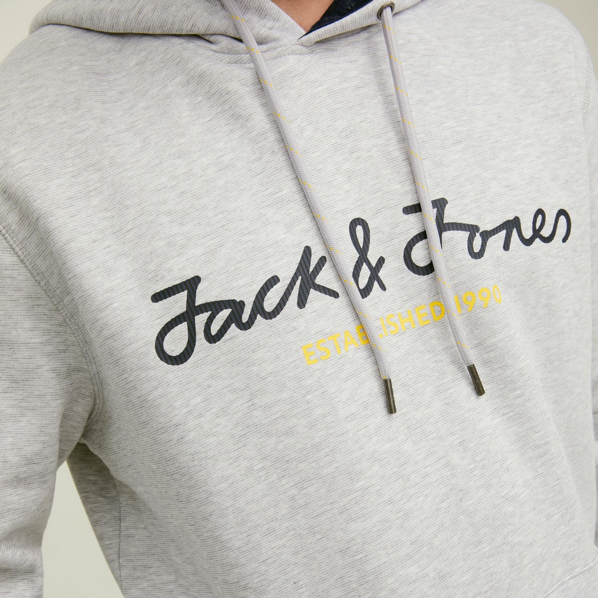 Jack & Jones Men Black Printed Kangaroo Pocket Hoodie-men-winterwear-hoodiesandsweatshirts-image-27