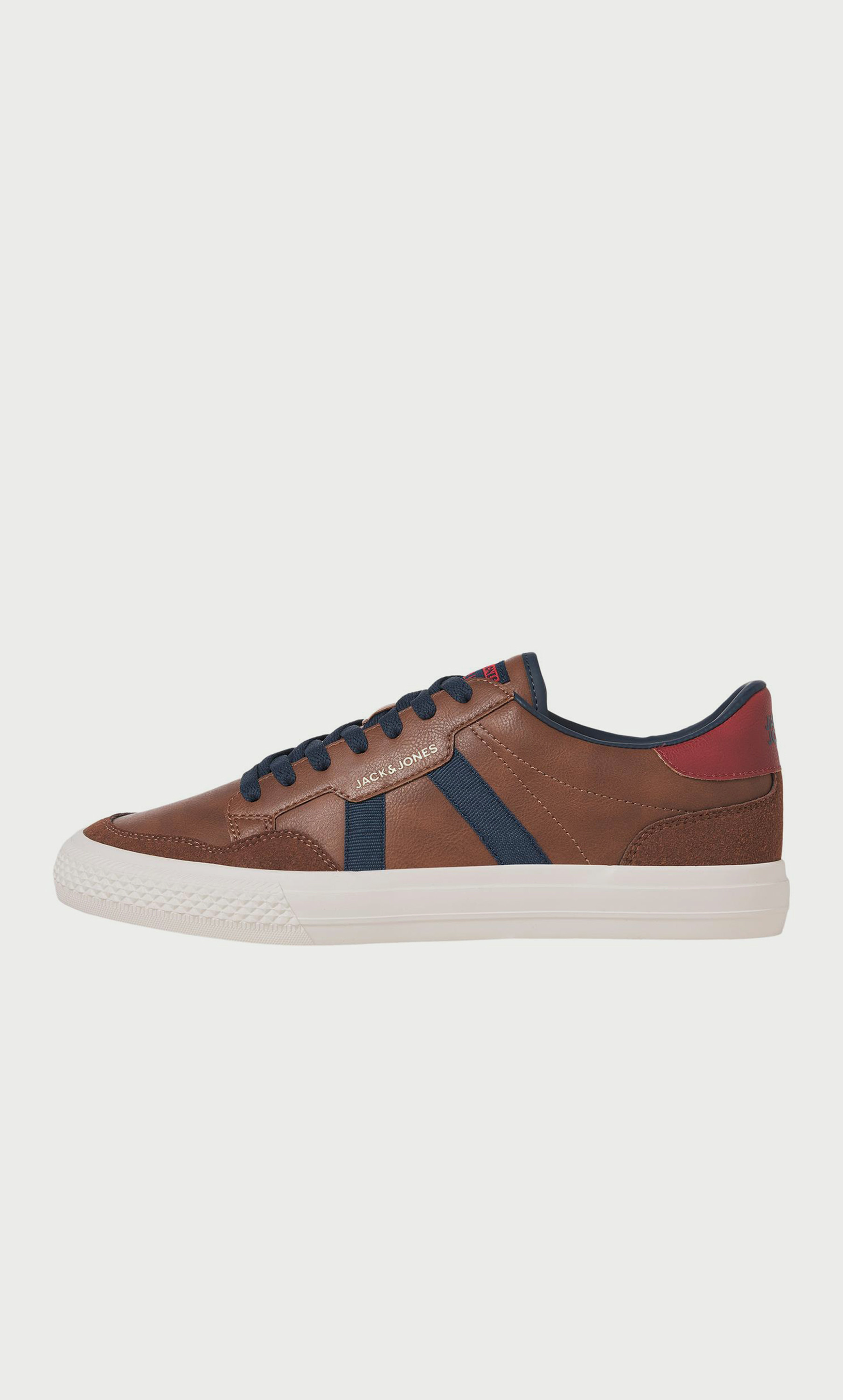 سنيكرز جاك آند جونز للرجال مع رباط برقبة منخفضة | 12215496-men-shoes-sneakers-image-1