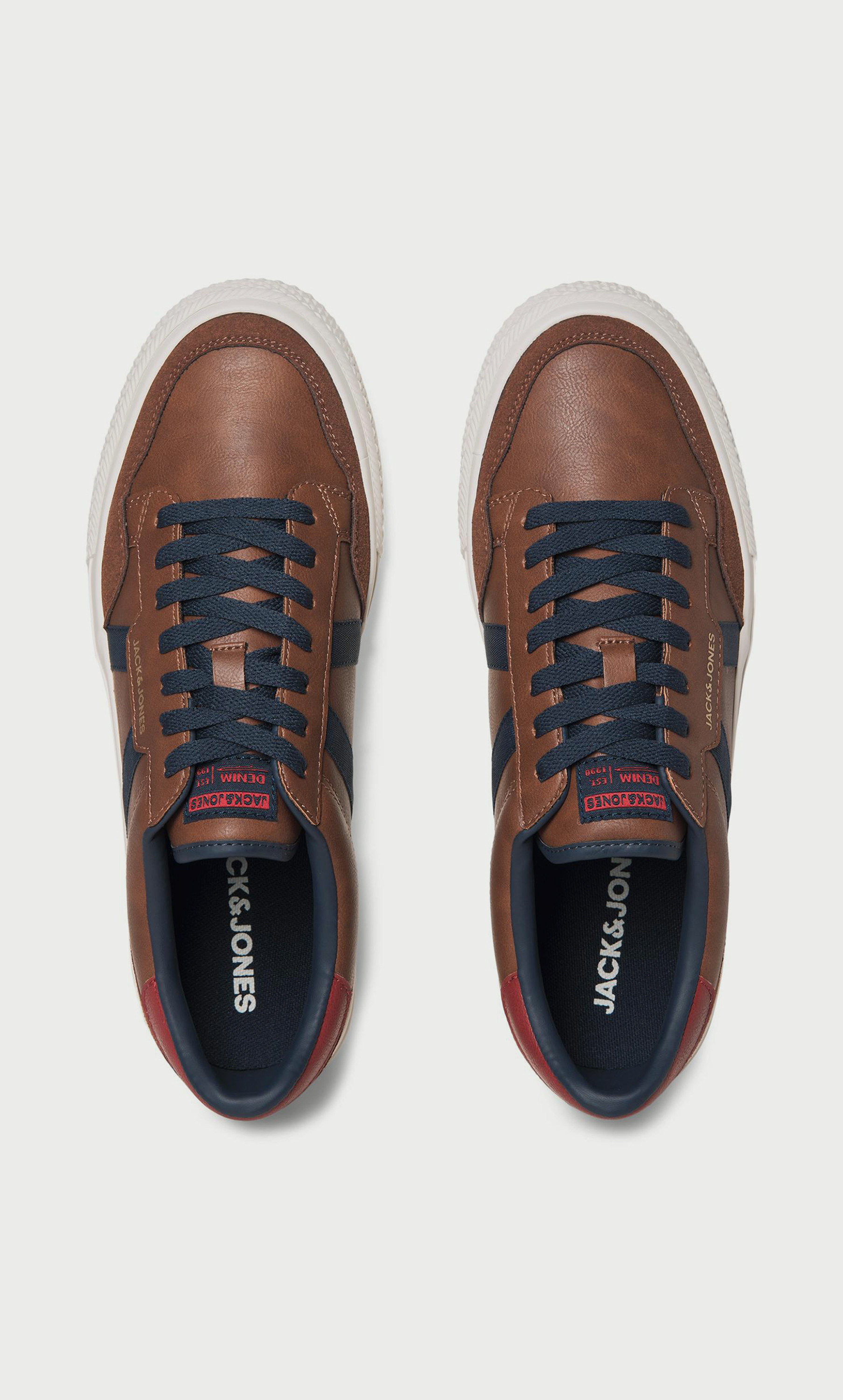 سنيكرز جاك آند جونز للرجال مع رباط برقبة منخفضة | 12215496-men-shoes-sneakers-image-2