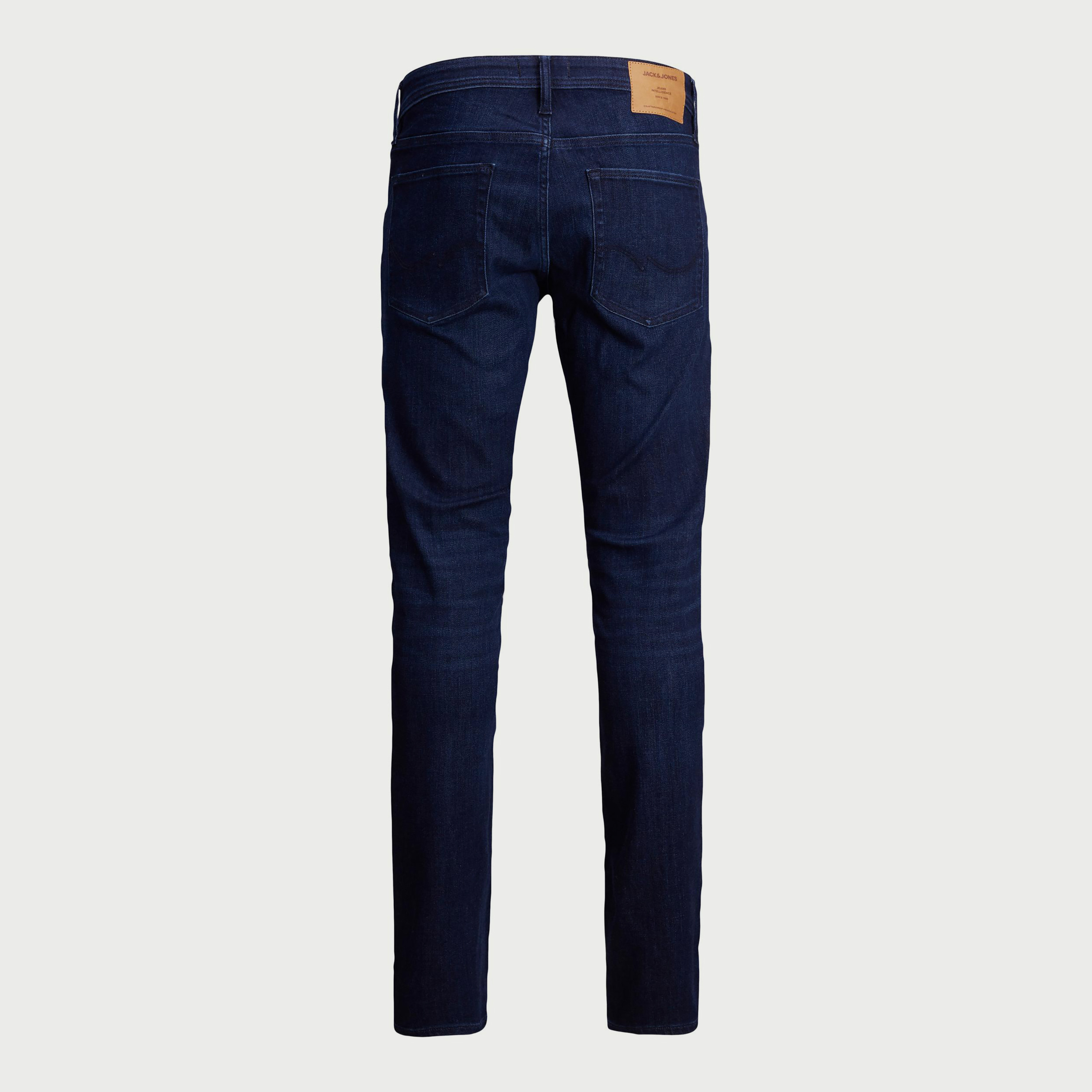 بنطلون جينز رجالي من جاك آند جونز بلون أزرق سادة بجيب خاص-men-clothing-bottoms-jeans-image-2