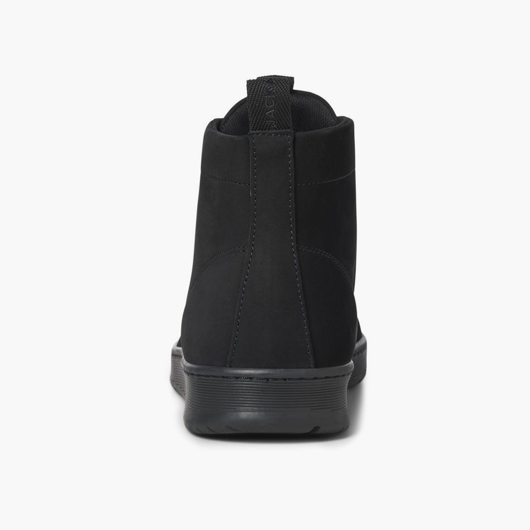 Jack & Jones Men Black Solid Nubuck Boots-men-shoes-boots-image-5