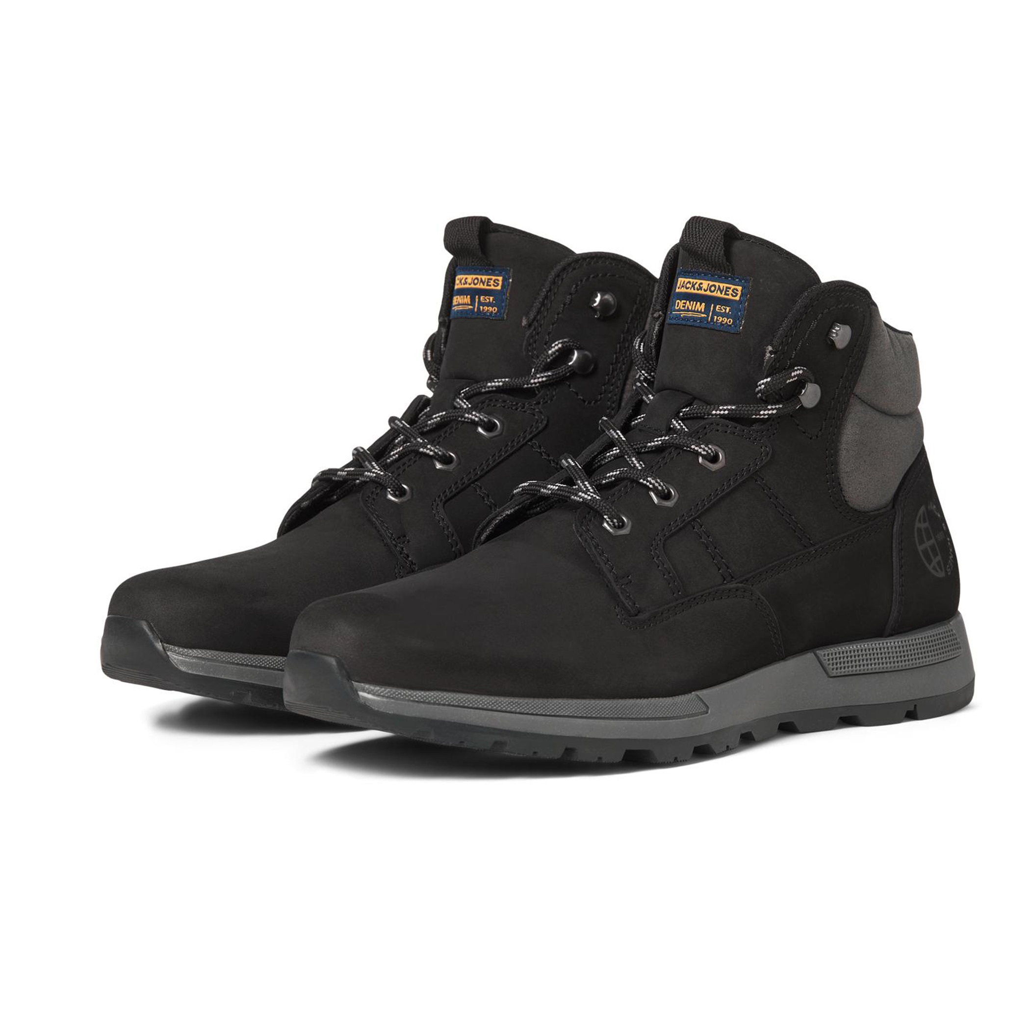 أحذية صلبة من نوبوك من جاك آند جونز للرجال بلون اسود-men-shoes-boots-image-3