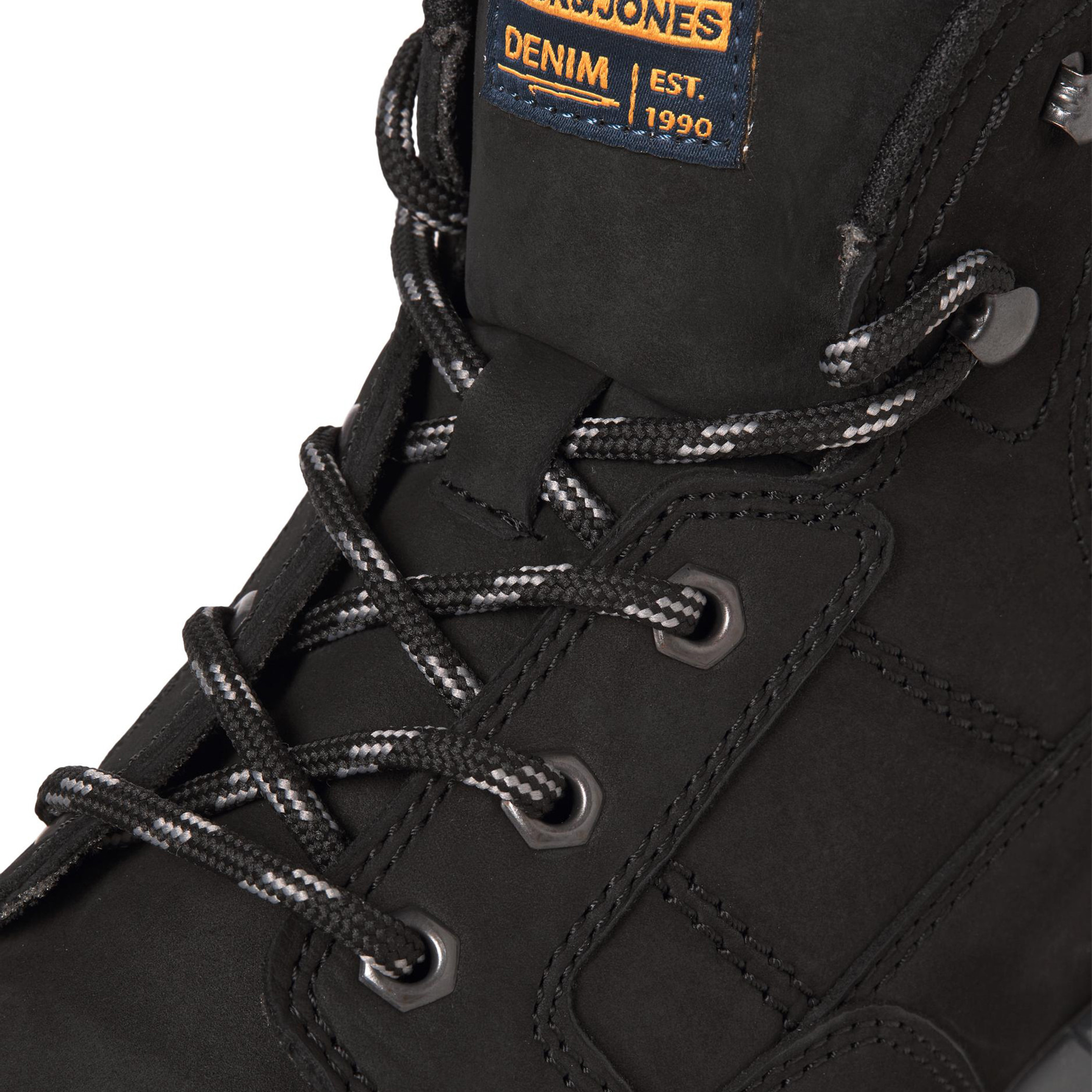 أحذية صلبة من نوبوك من جاك آند جونز للرجال بلون اسود-men-shoes-boots-image-6