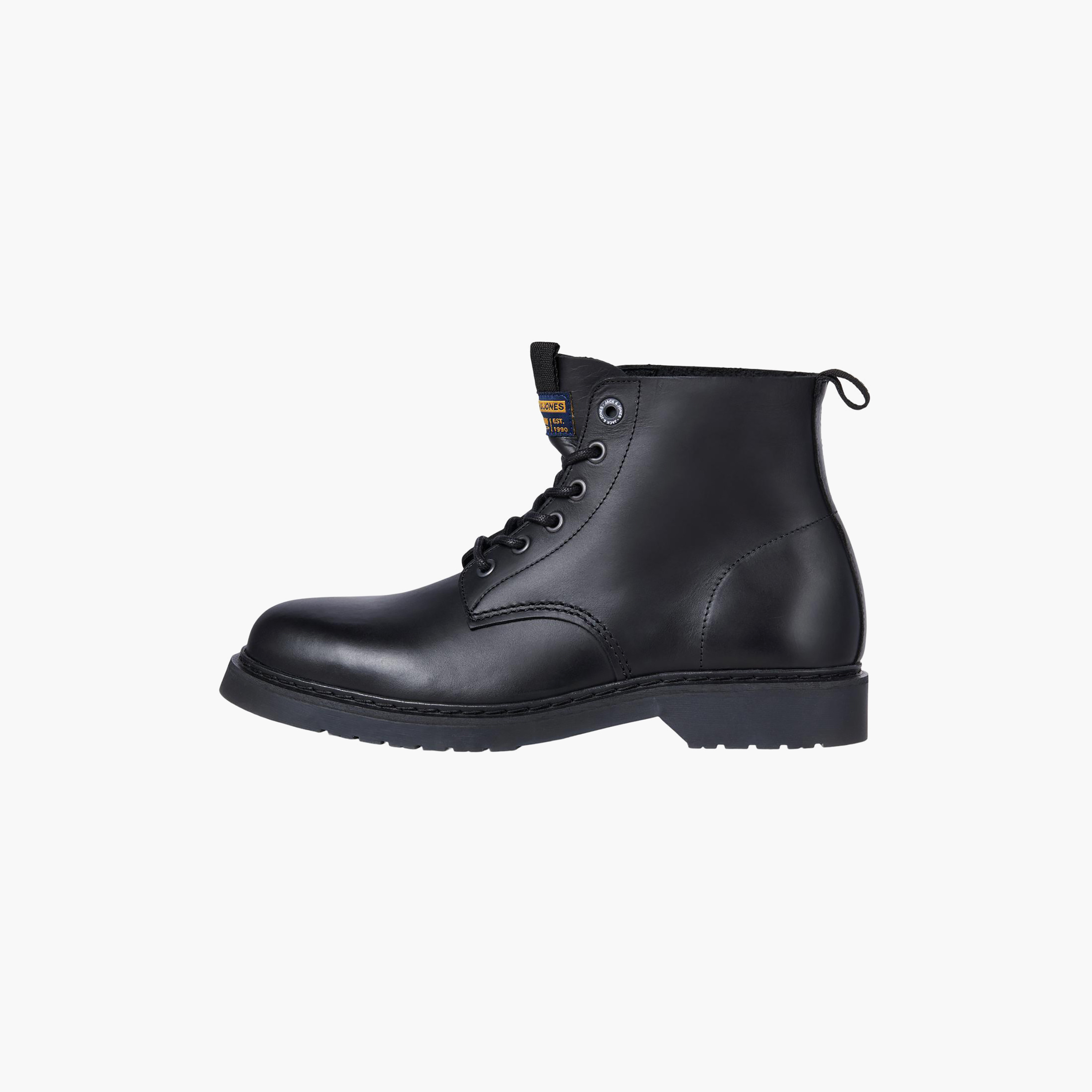 Jack & Jones Men's Jfwhastings Leather Ankle Boots | 12215539-men-shoes-boots-image-2