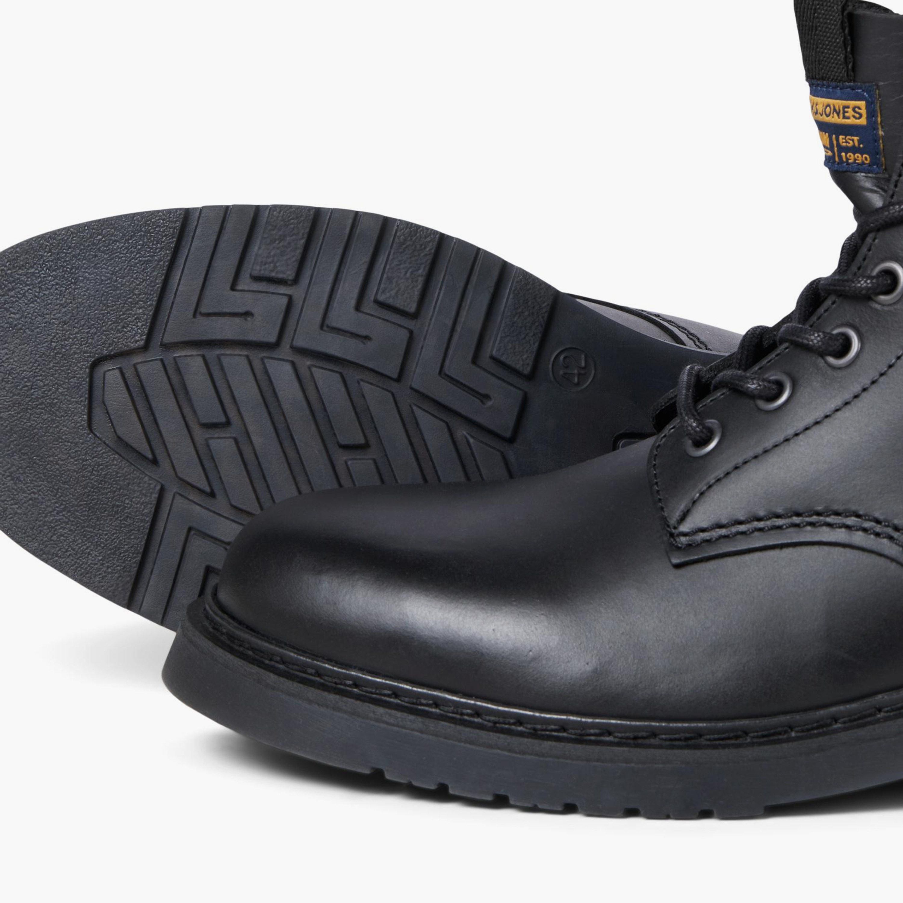 Jack & Jones Men's Jfwhastings Leather Ankle Boots | 12215539-men-shoes-boots-image-4