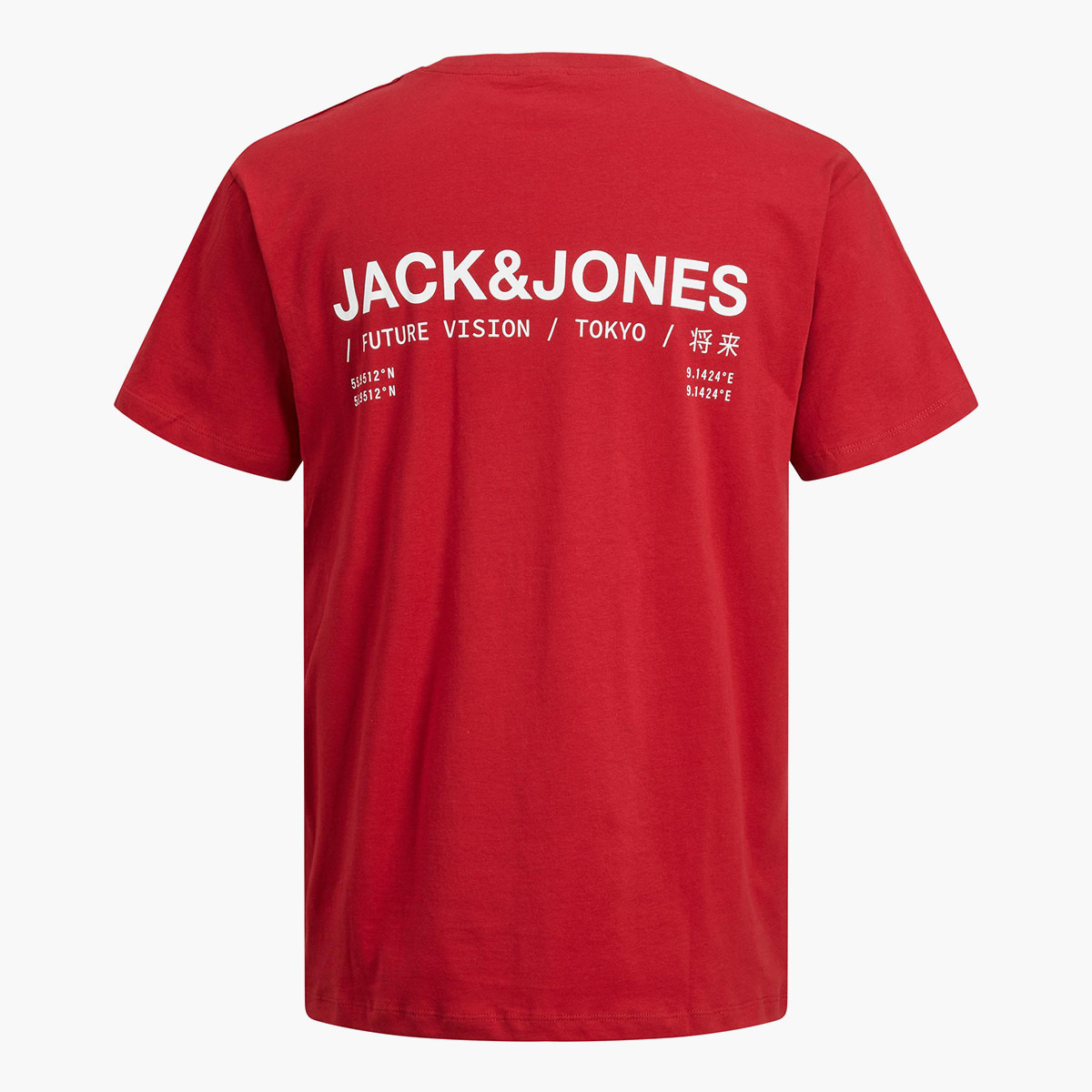 Jack & Jones Men Red Logo Crew Neck Short Sleeves T-Shirt-men-clothing-tshirtsandpolos-tshirts-image-4