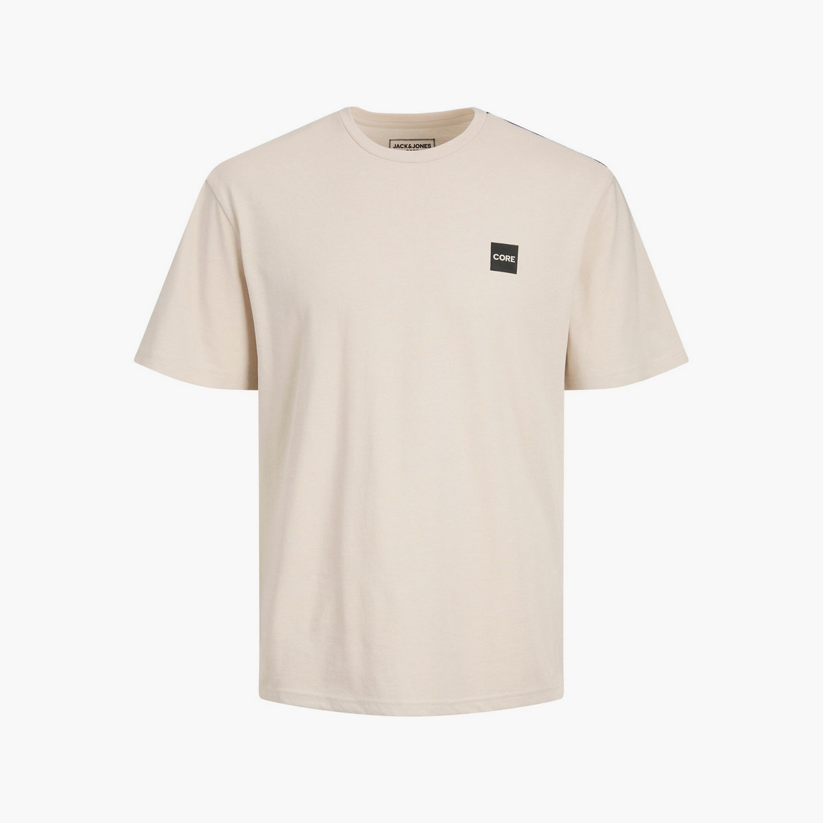 Jack & Jones Men Black Plain Crew Neck Short Sleeves T-Shirt-men-clothing-tshirtsandpolos-tshirts-image-5