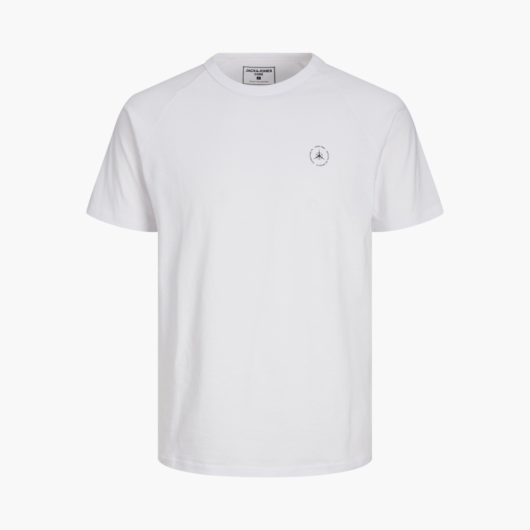 تي شيرت رجالي من جاك آند جونز بأكمام قصيرة و ياقة مستديرة سادة مع لون بيج-men-clothing-tshirtsandpolos-tshirts-image-6