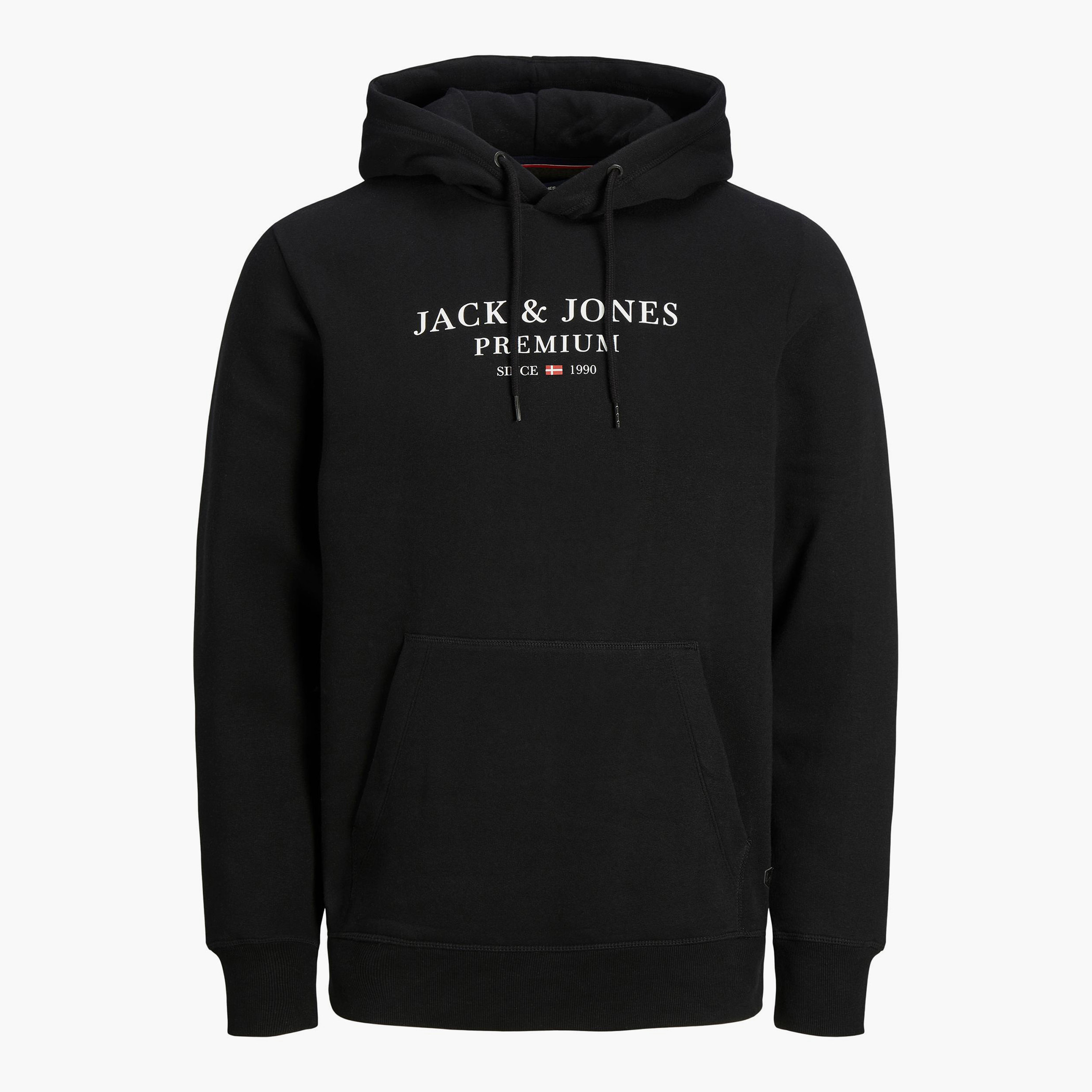 هودي من جاك آند جونز مطبوع بأكمام طويلة مع جيب كانغارو-men-winterwear-hoodiesandsweatshirts-image-3