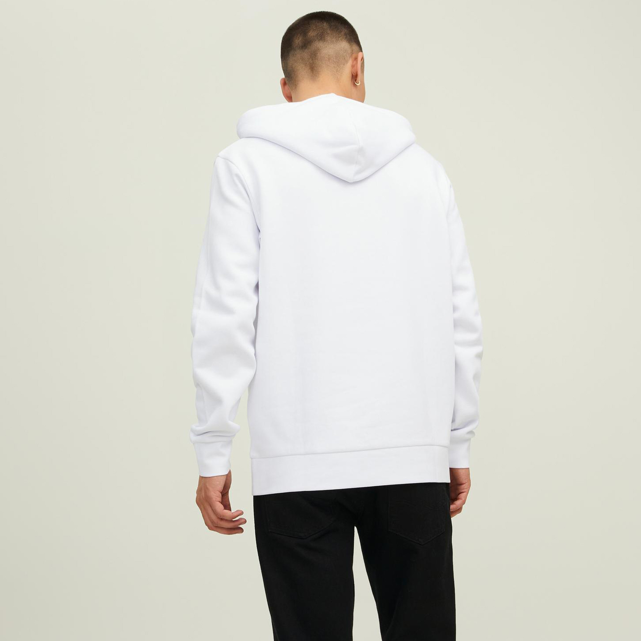 Jack & Jones Printed Long Sleeves Hoodie with Kangaroo Pocket-men-winterwear-hoodiesandsweatshirts-image-2