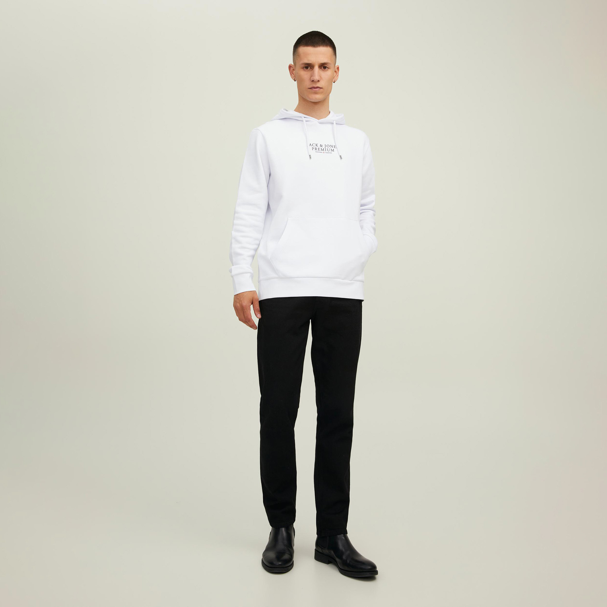 Jack & Jones Printed Long Sleeves Hoodie with Kangaroo Pocket-men-winterwear-hoodiesandsweatshirts-image-4