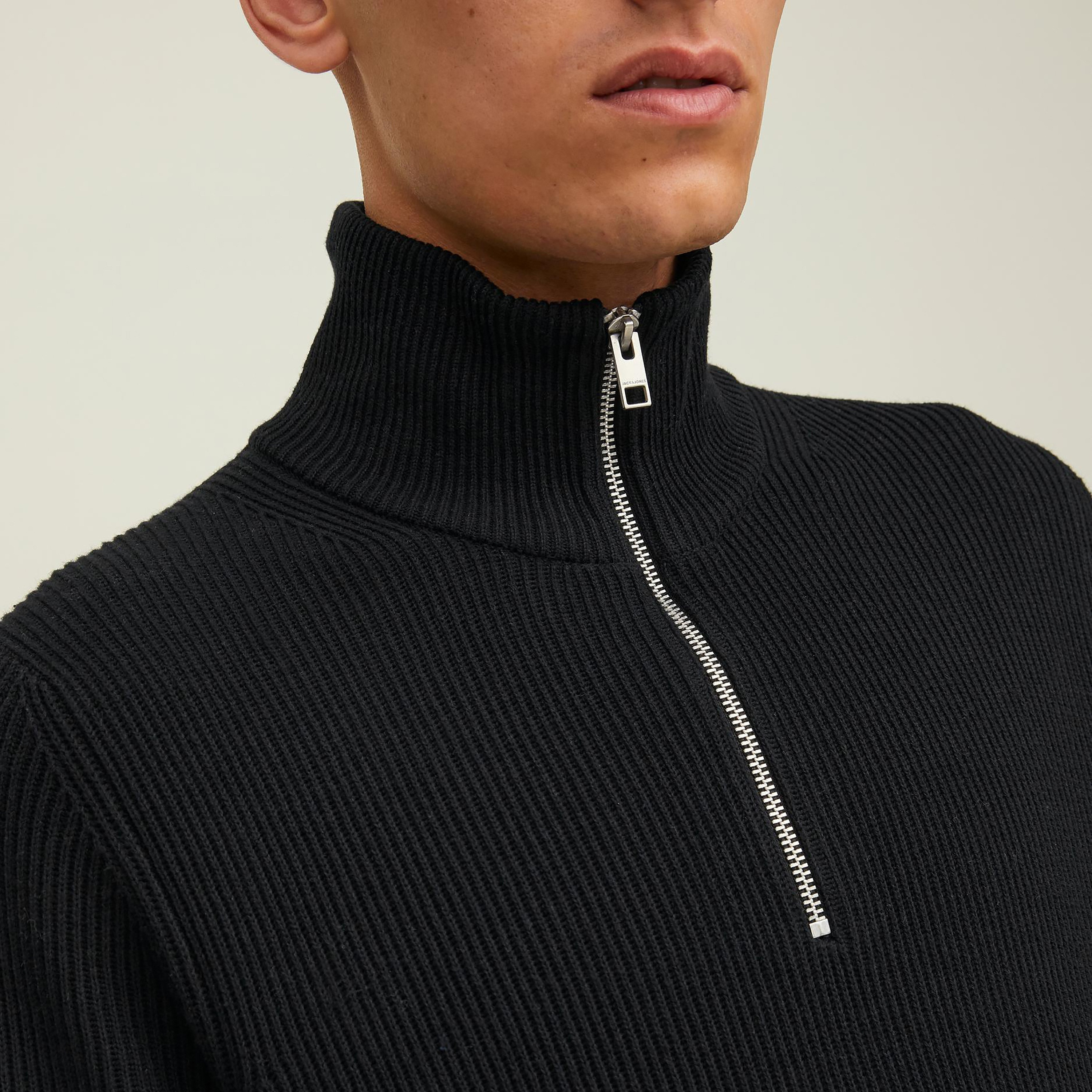 Jack & Jones Ribbed High Neck Long Sleeves Pullover-men-clothing-sweatersandpullovers-image-3