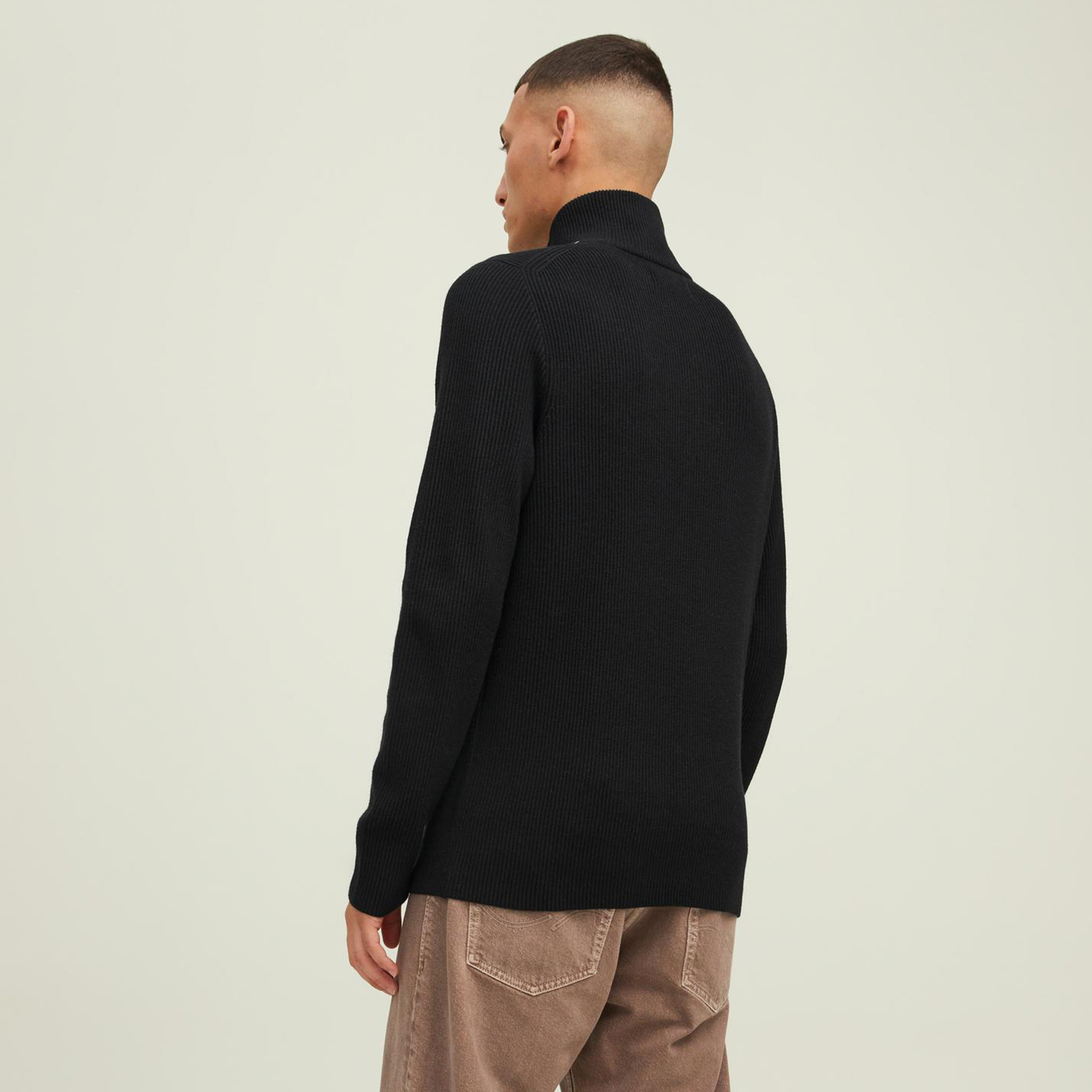 Jack & Jones Ribbed High Neck Long Sleeves Pullover-men-clothing-sweatersandpullovers-image-4