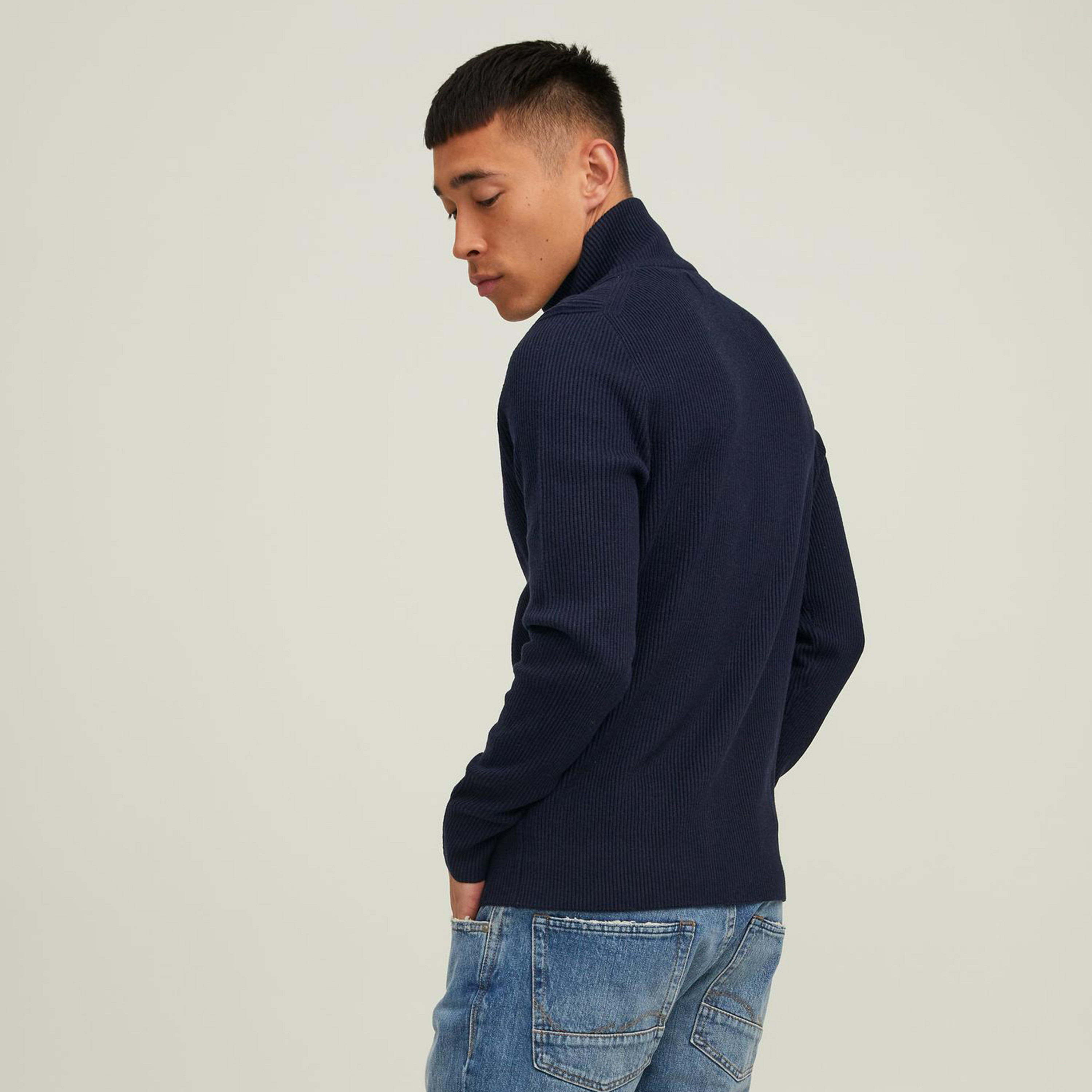 Jack & Jones Ribbed High Neck Long Sleeves Pullover-men-clothing-sweatersandpullovers-image-8