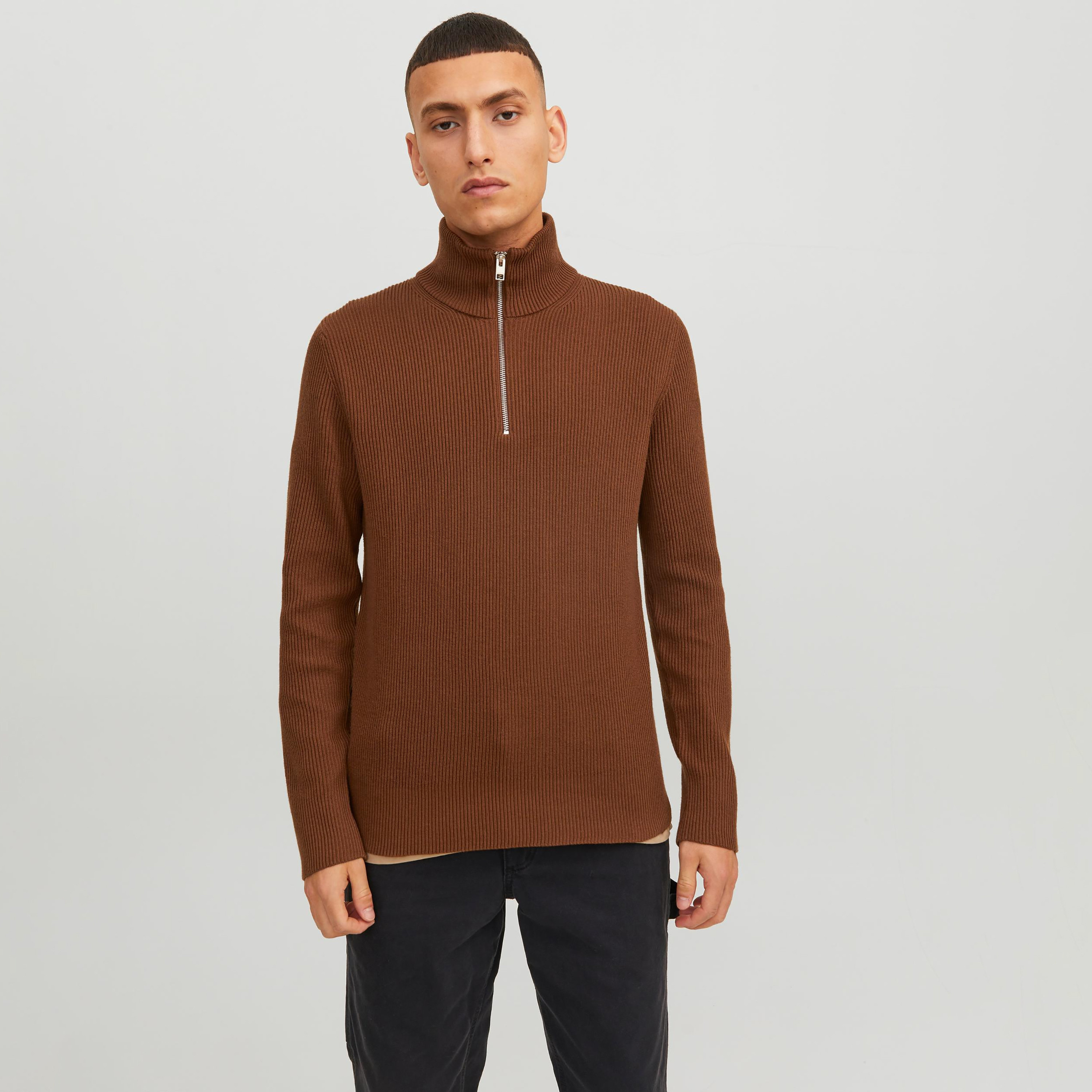Jack & Jones Ribbed High Neck Long Sleeves Pullover-men-clothing-sweatersandpullovers-image-9