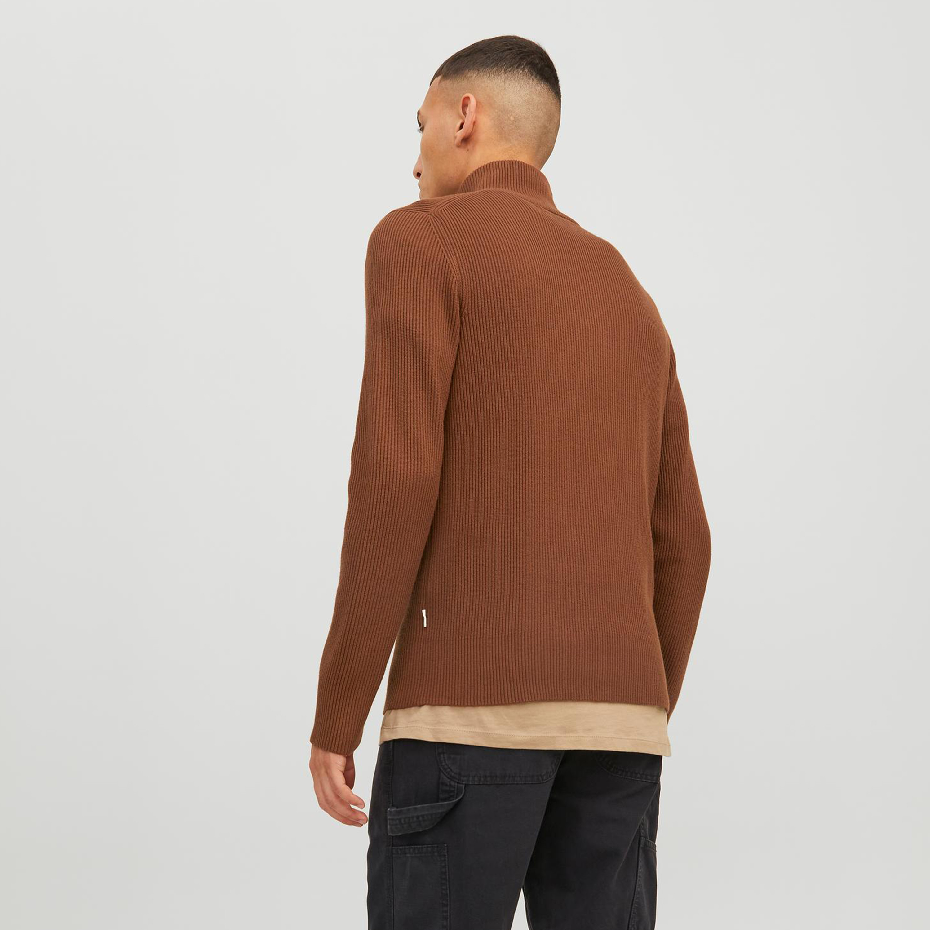 Jack & Jones Ribbed High Neck Long Sleeves Pullover-men-clothing-sweatersandpullovers-image-4