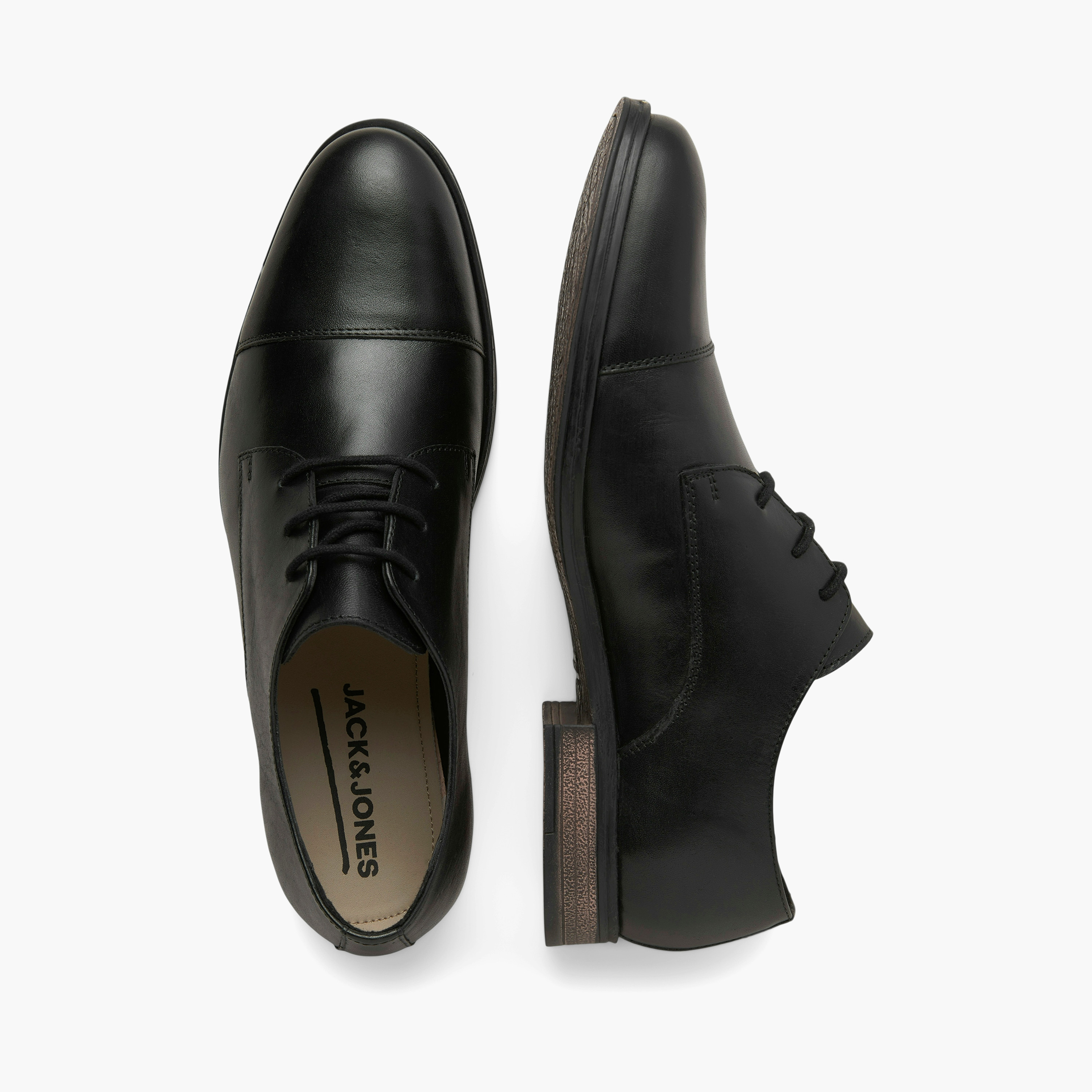 حذاء ديربي رجالي برباط من جاك آند جونز | 12217091-men-shoes-formalshoes-image-10