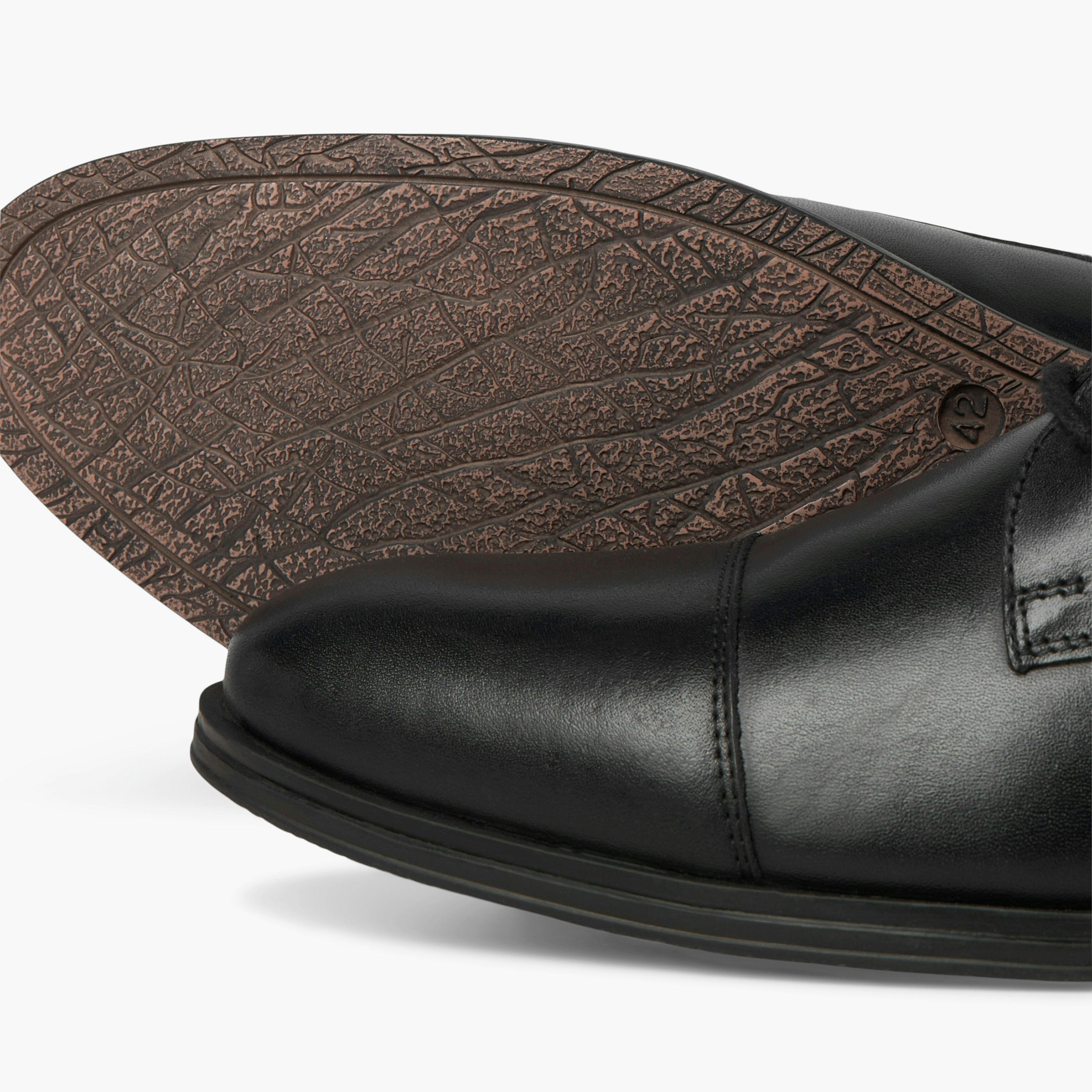 حذاء ديربي رجالي برباط من جاك آند جونز | 12217091-men-shoes-formalshoes-image-11