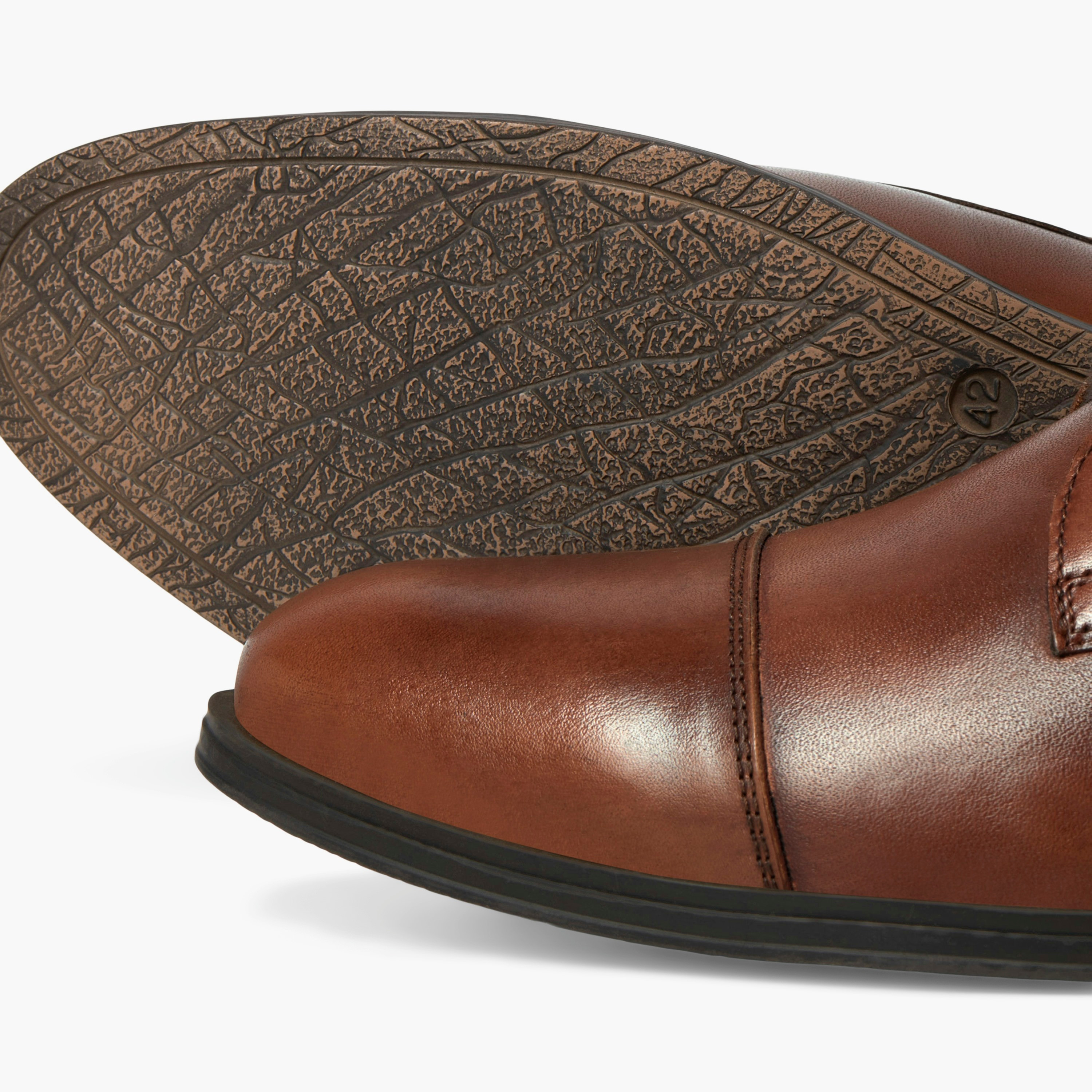 حذاء ديربي رجالي برباط من جاك آند جونز | 12217091-men-shoes-formalshoes-image-3