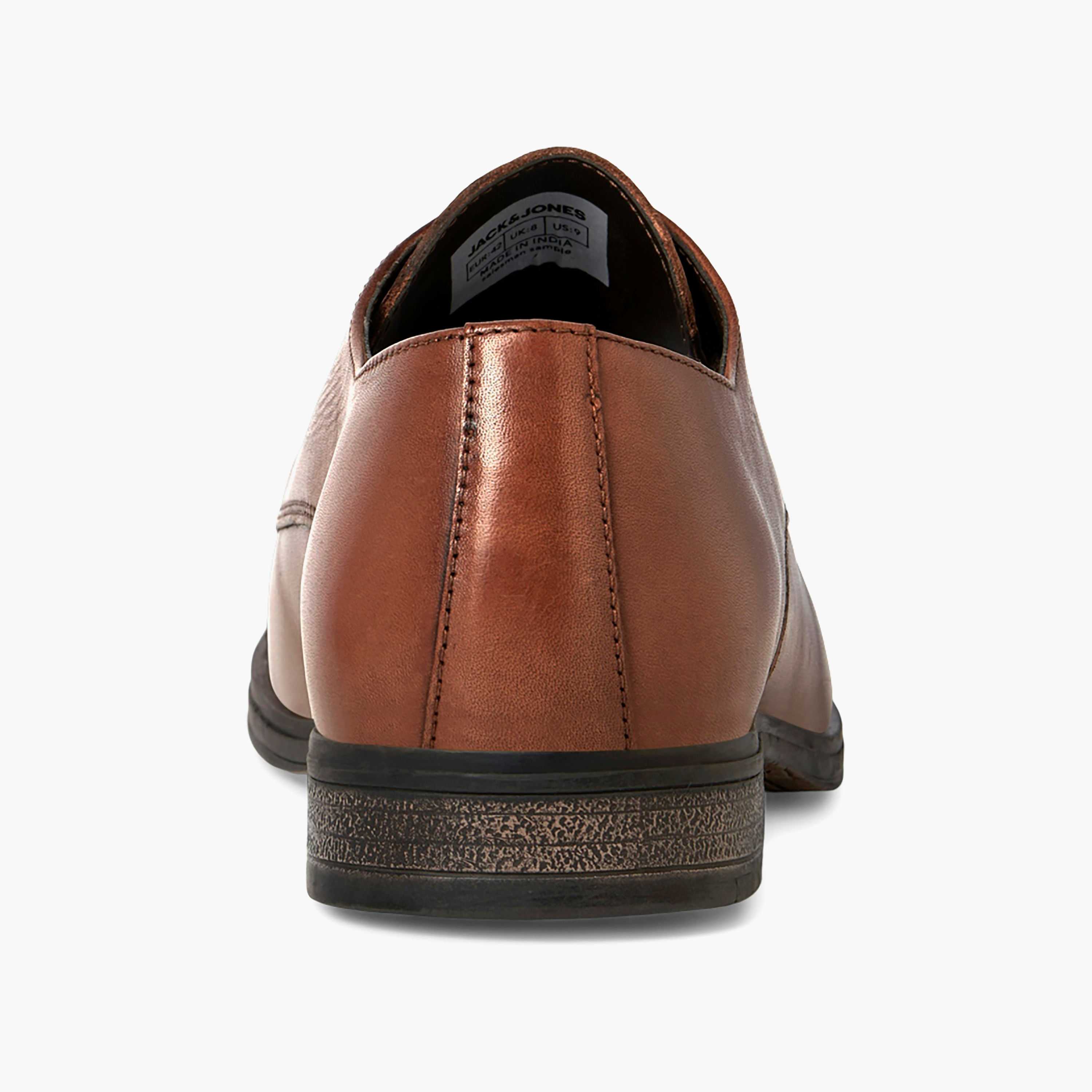 حذاء ديربي رجالي برباط من جاك آند جونز | 12217091-men-shoes-formalshoes-image-5