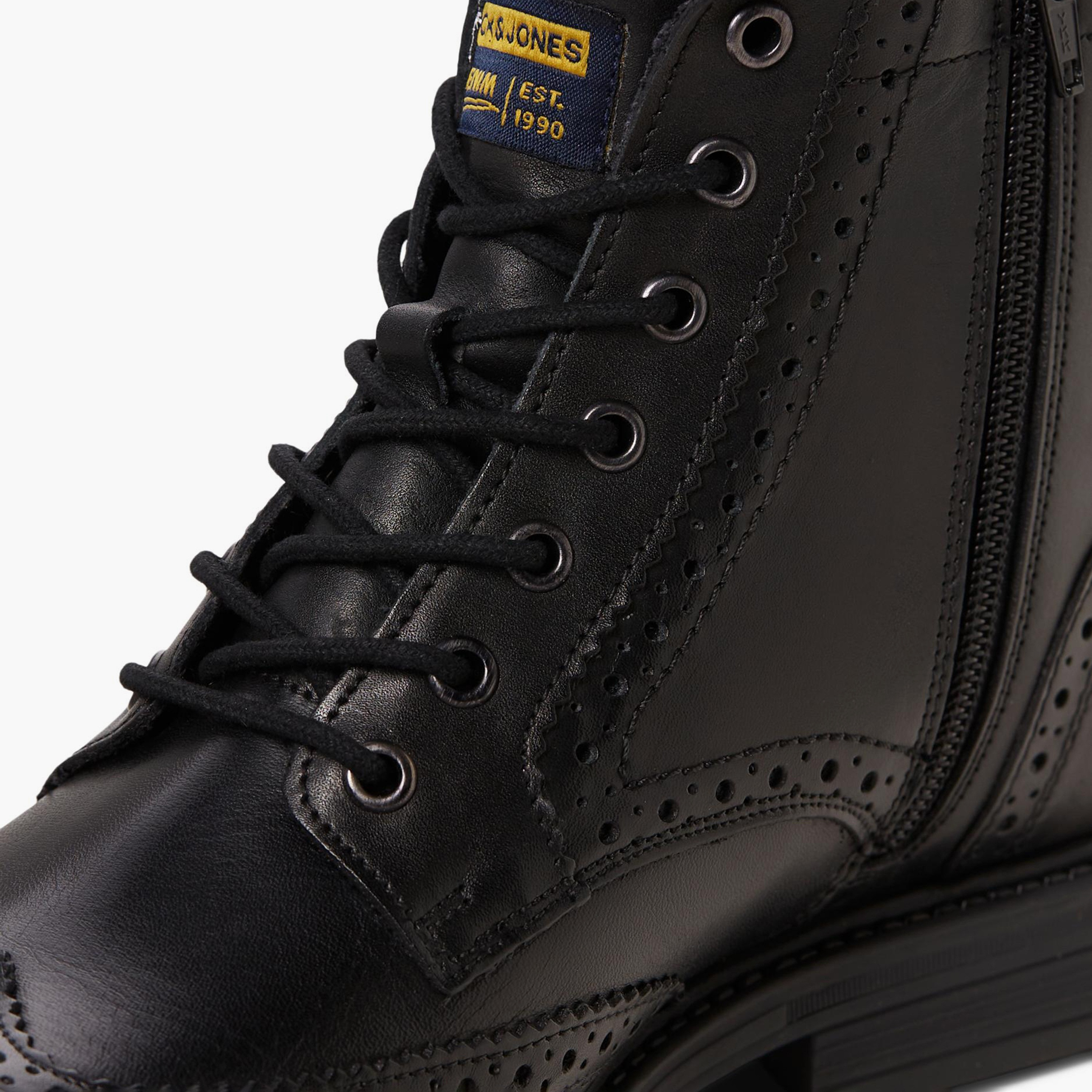 Jack & Jones Men Lace-Up Boots | 12217150-men-shoes-boots-image-6