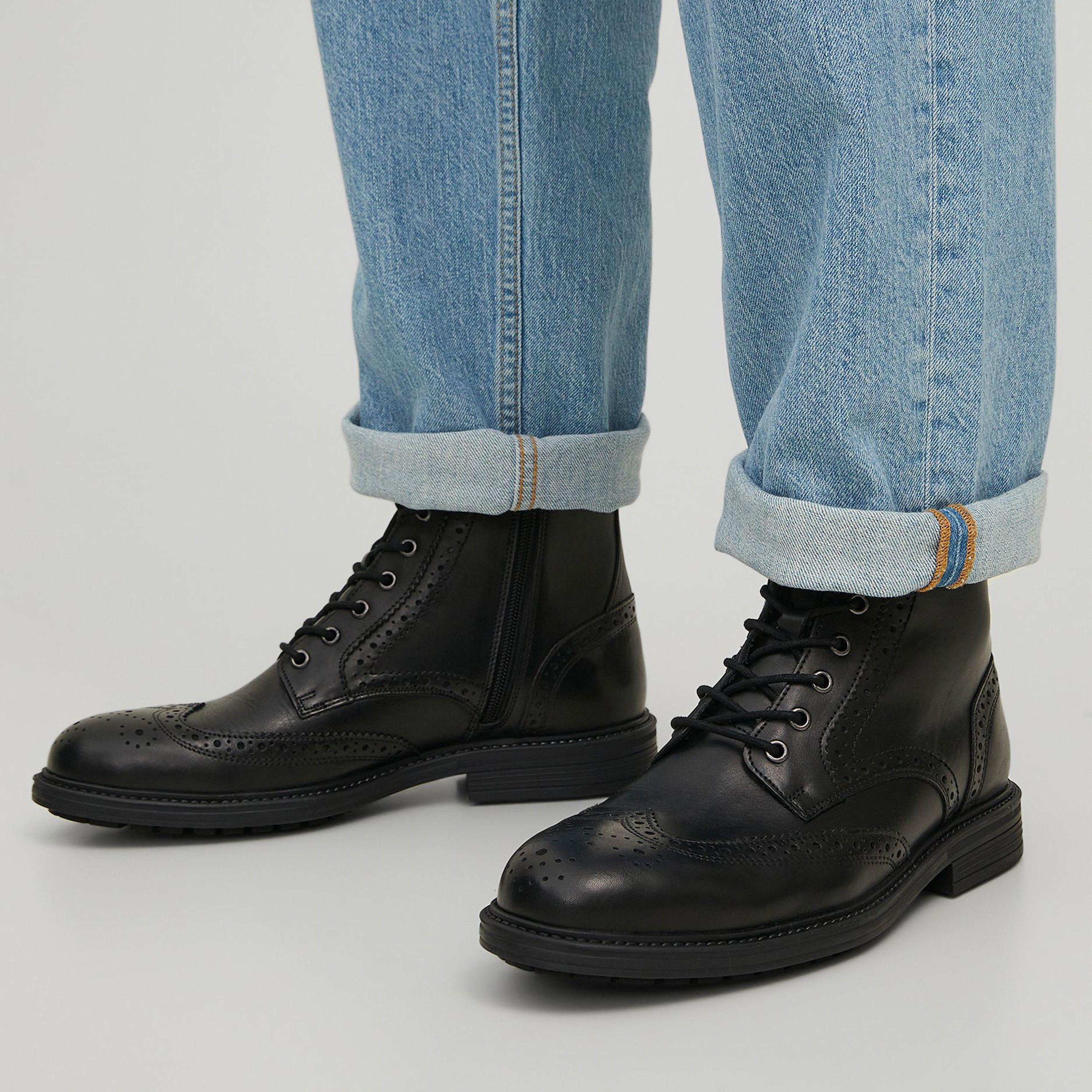 12217150 | بوتز ذو رباط من جاك آند جونز للرجال-men-shoes-boots-image-7