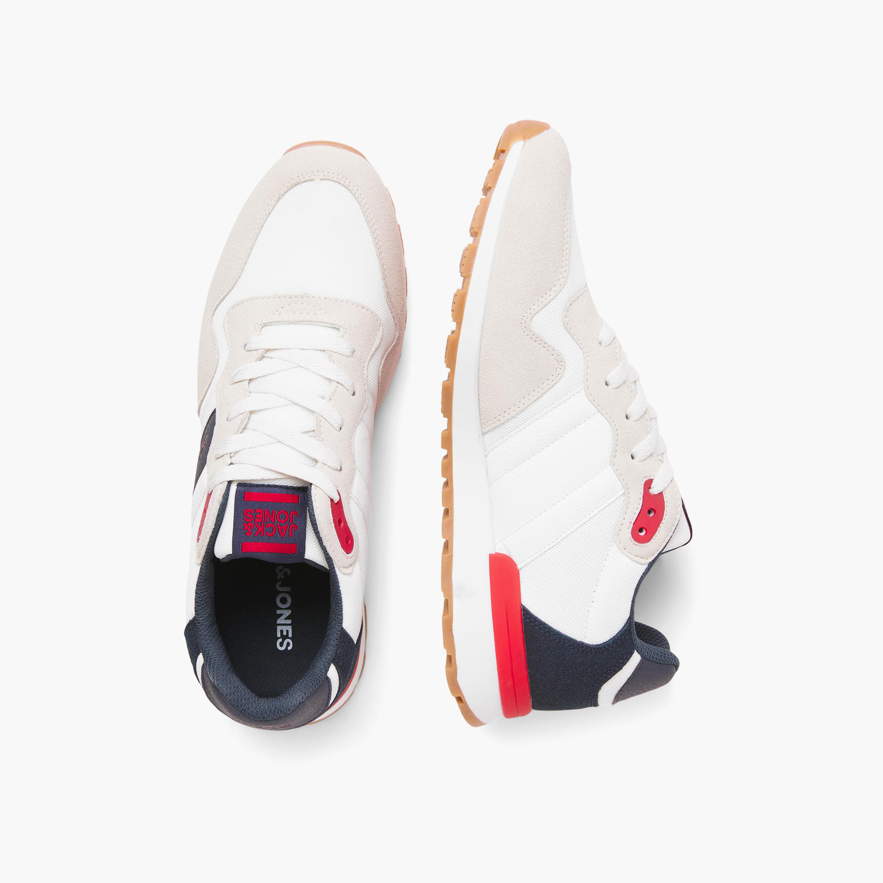 Jack & Jones Men's Low Top Lace Up Sneakers-men-shoes-sneakers-image-3