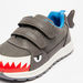 Barefeet Printed Sneakers with Hook and Loop Closure-Boy%27s Sneakers-thumbnailMobile-3