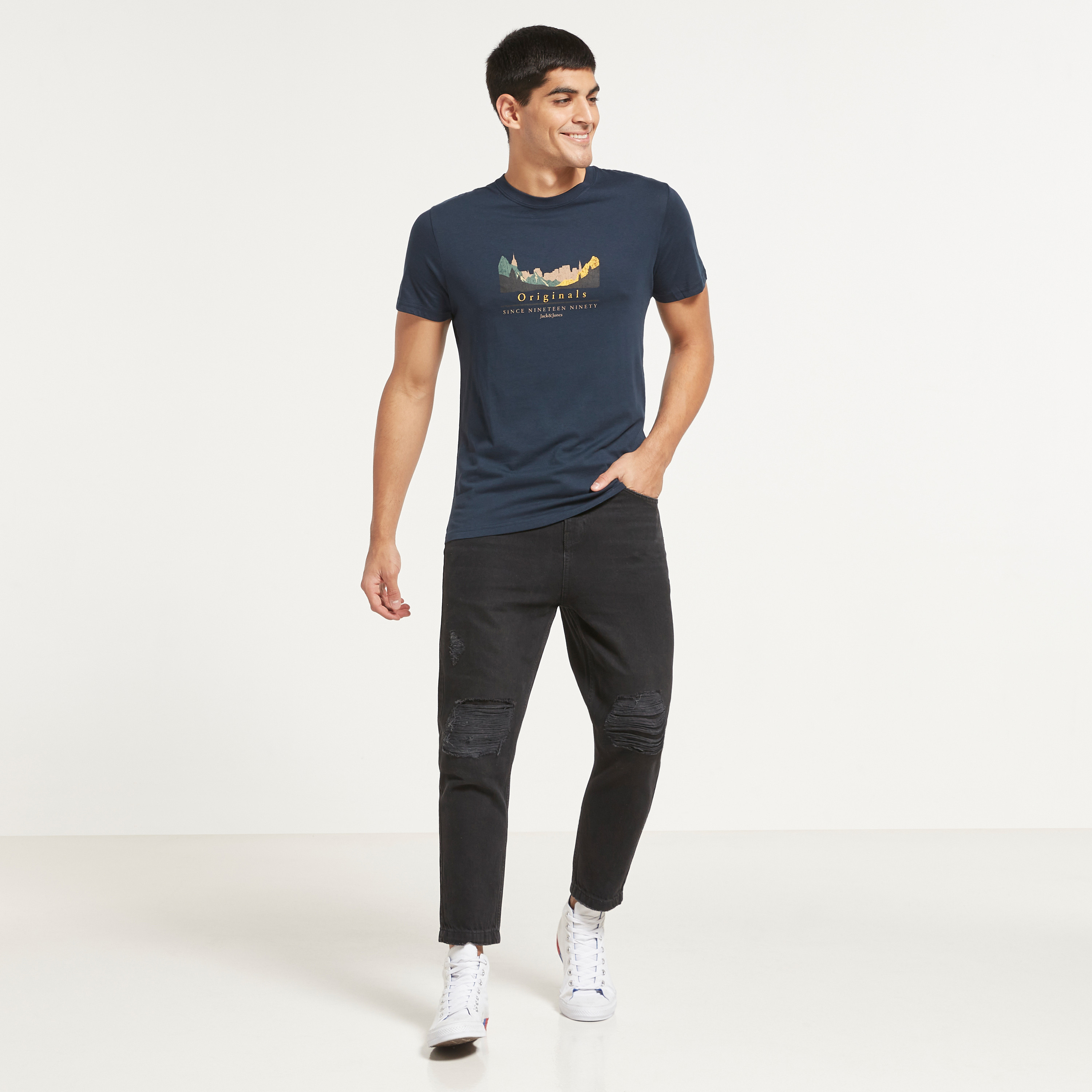 Jack & Jones Graphic Crew Neck Short Sleeves T-Shirt-men-clothing-tshirtsandpolos-tshirts-image-2