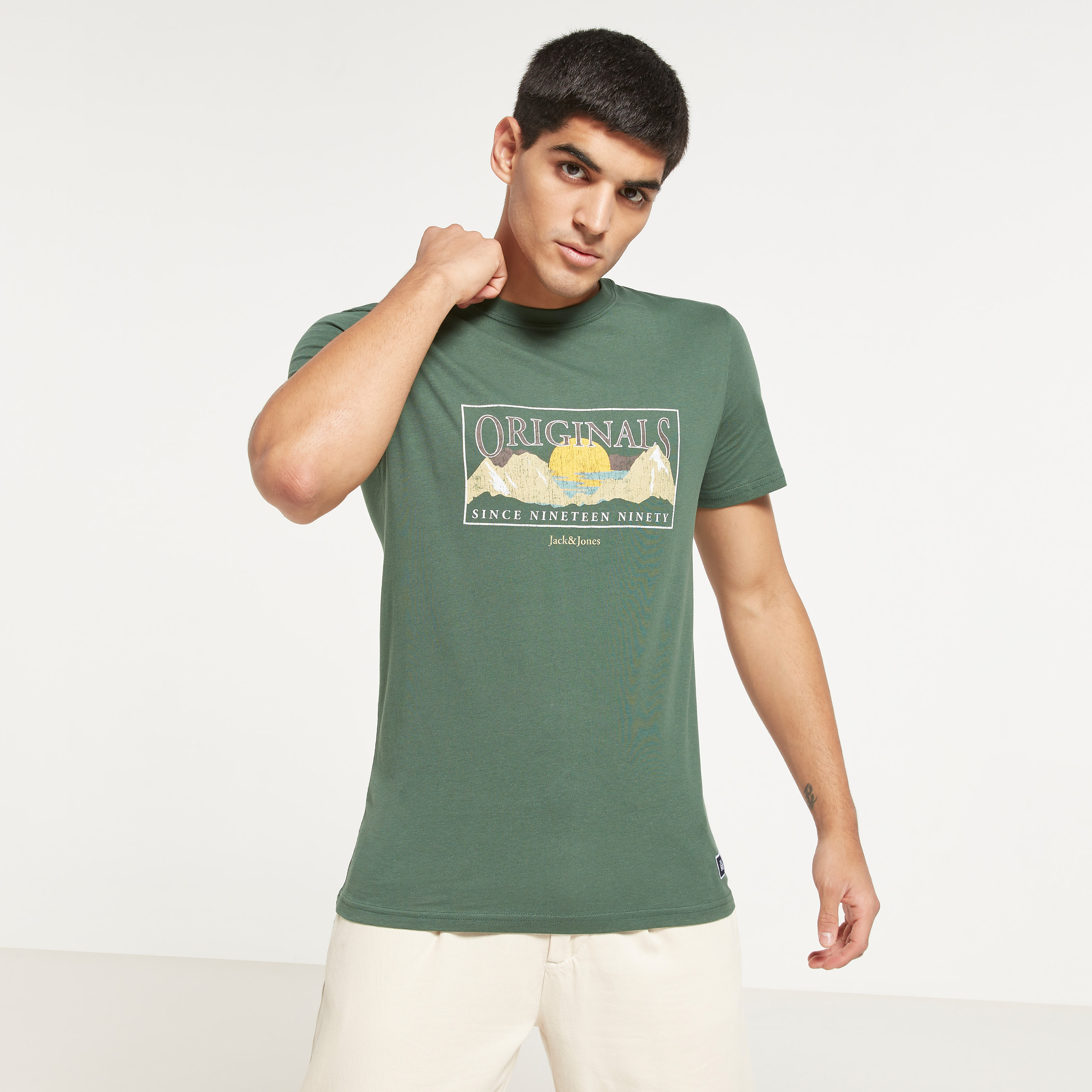 Jack & Jones Graphic Crew Neck Short Sleeves T-Shirt-men-clothing-tshirtsandpolos-tshirts-image-9