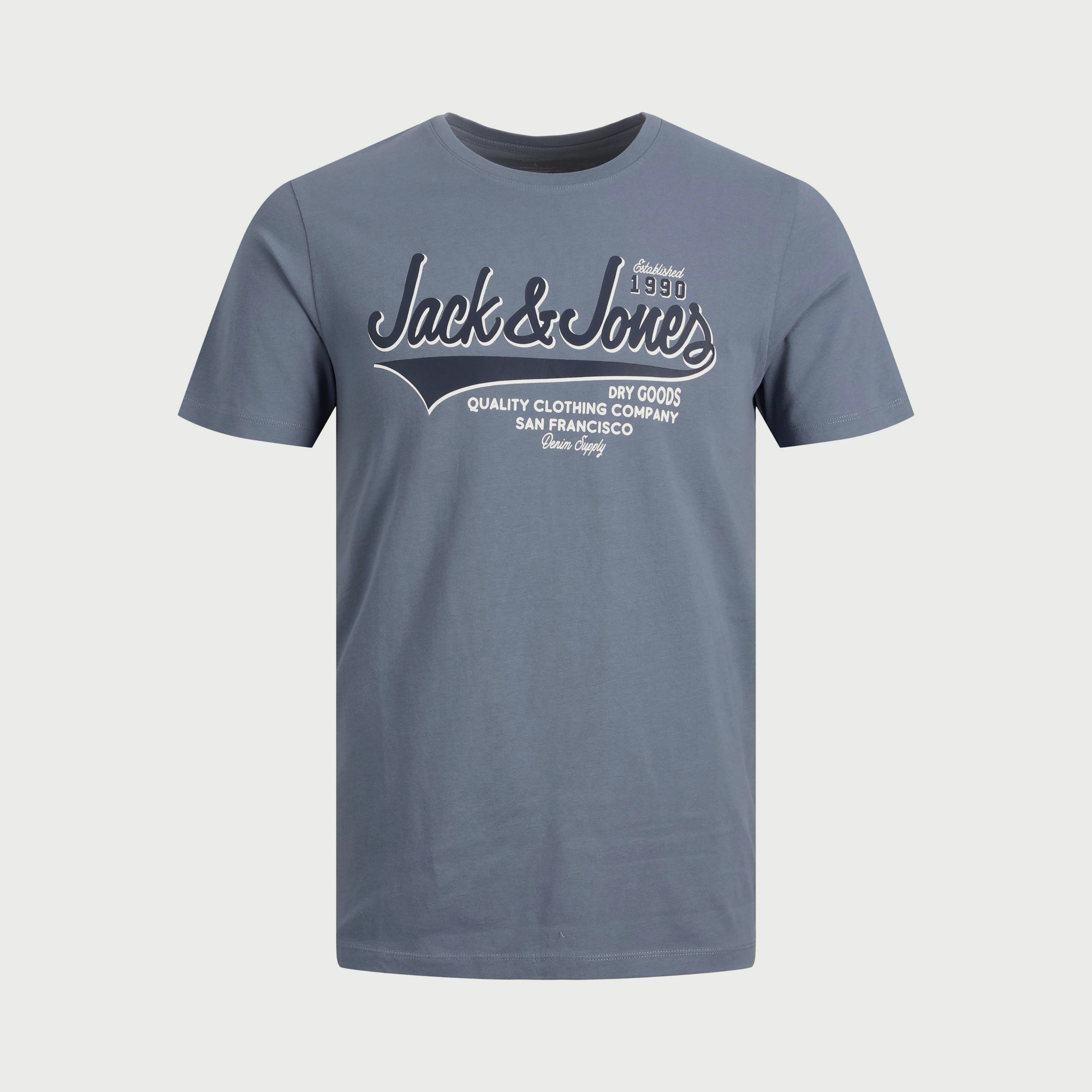 تي شيرت من جاك آند جونز مطبوع بأكمام قصيرة و ياقة مستديرة-men-clothing-tshirtsandpolos-tshirts-image-5