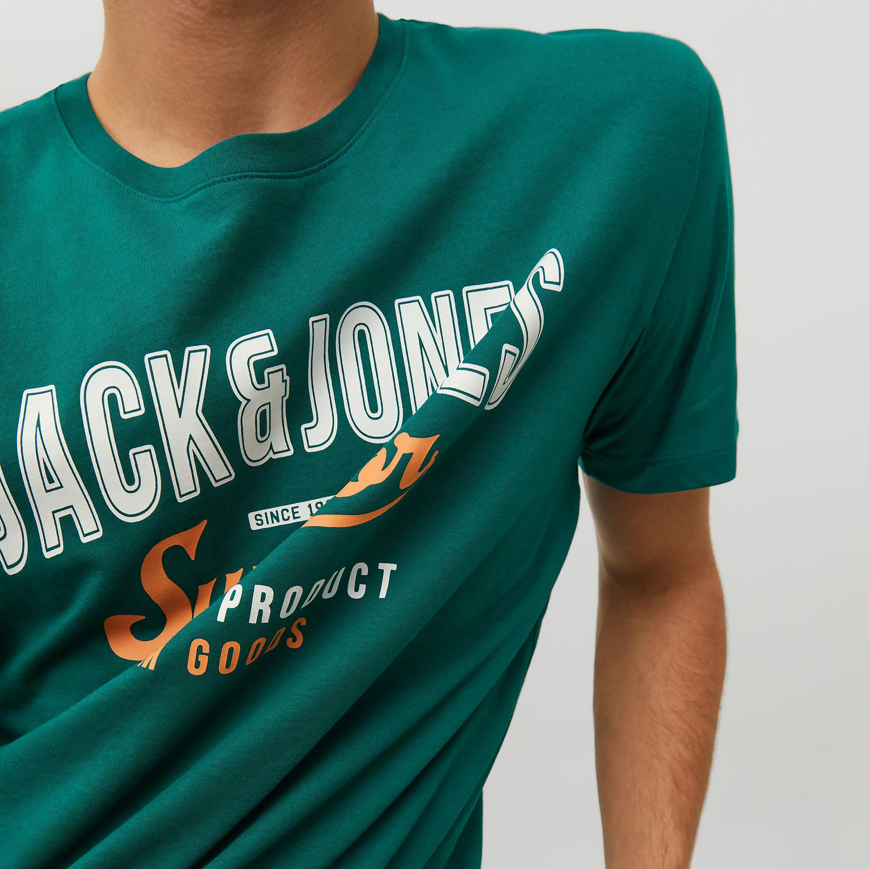 Jack & Jones Printed Crew Neck Short Sleeves T-Shirt-men-clothing-tshirtsandpolos-tshirts-image-8