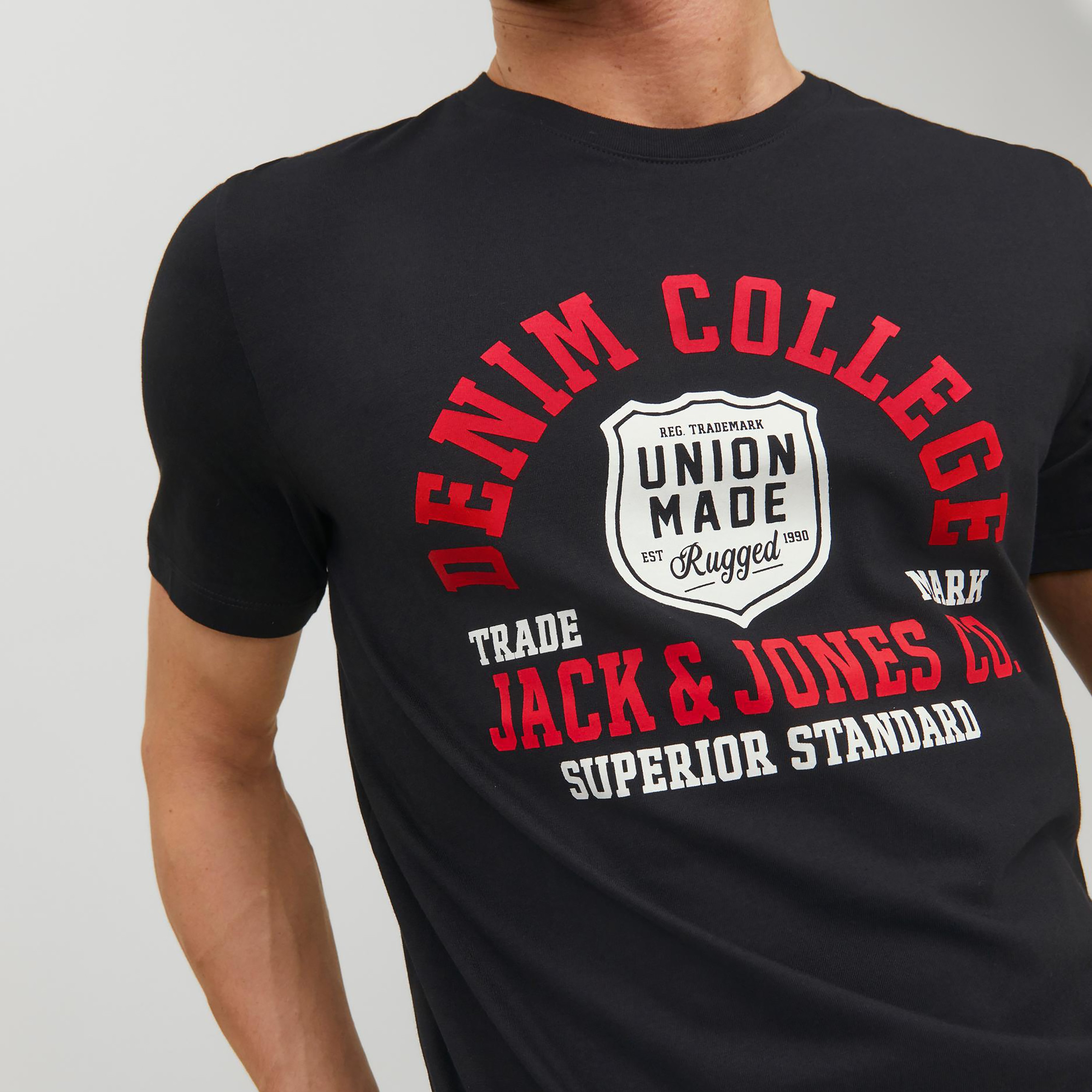 Jack & Jones Printed Crew Neck Short Sleeves T-Shirt-men-clothing-tshirtsandpolos-tshirts-image-3