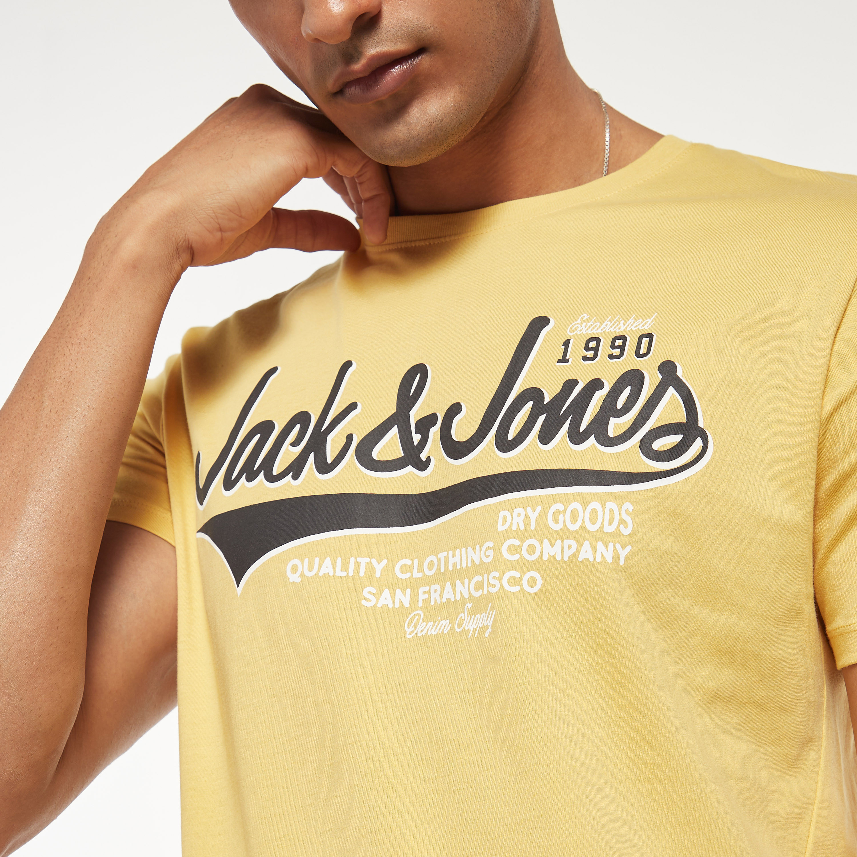 Jack & Jones Printed Crew Neck Short Sleeves T-Shirt-men-clothing-tshirtsandpolos-tshirts-image-14