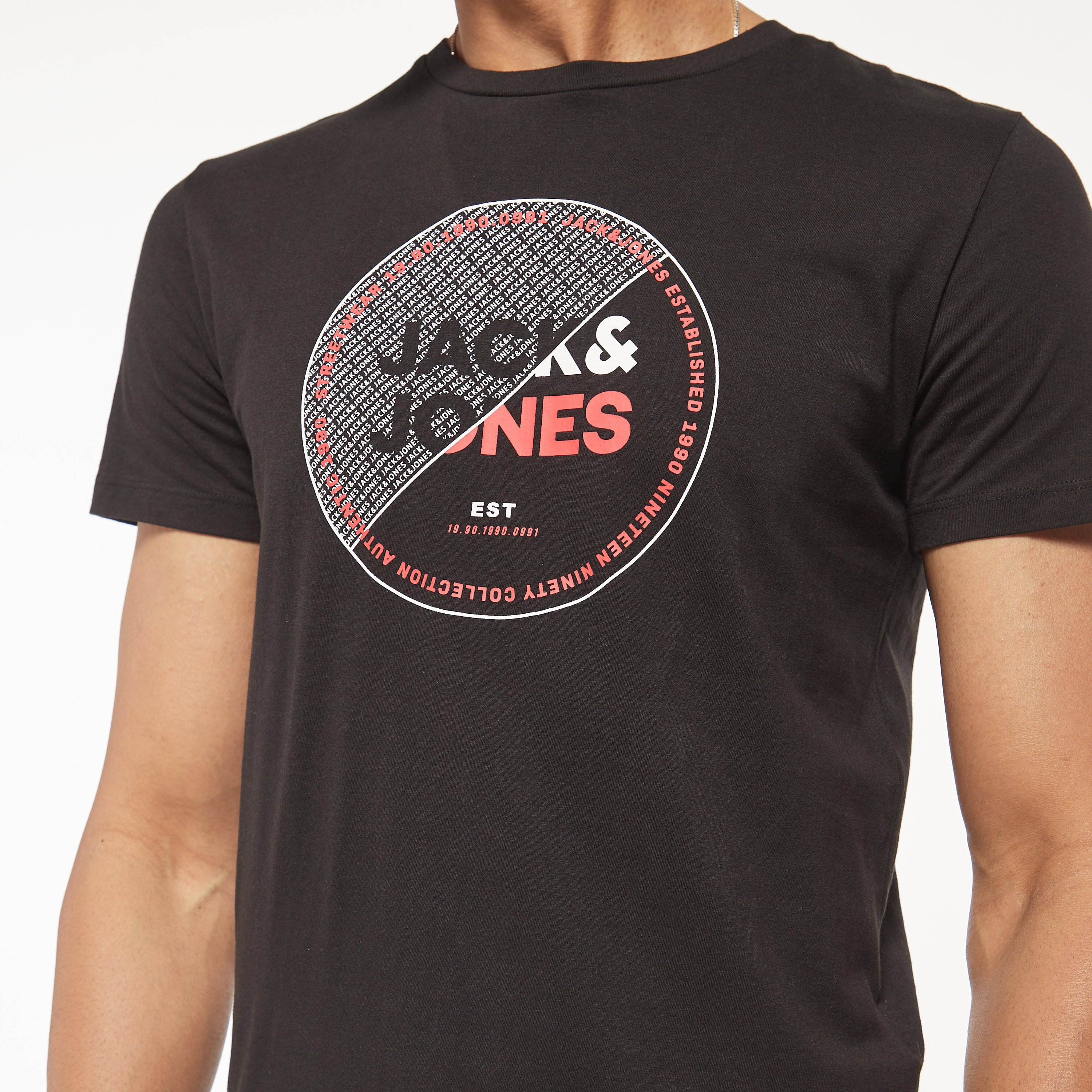 Jack & Jones Logo Crew Neck Short Sleeves T-Shirt-men-clothing-tshirtsandpolos-tshirts-image-4