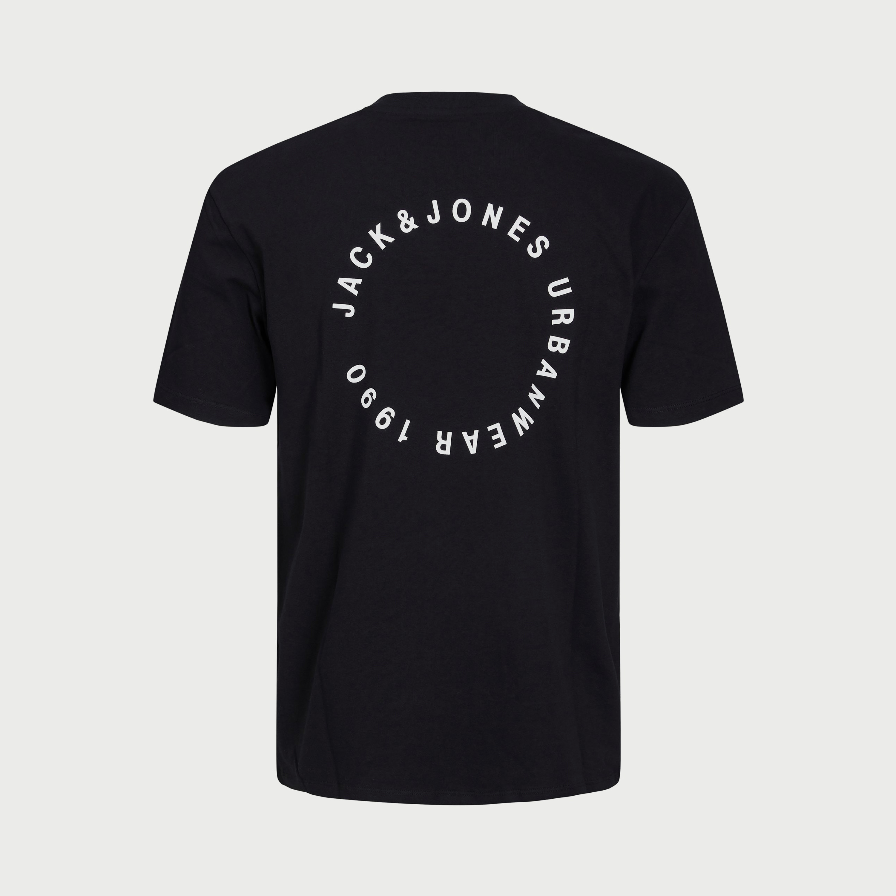 تي شيرت من جاك آند جونز مع شعار بأكمام قصيرة و ياقة مستديرة -men-clothing-tshirtsandpolos-tshirts-image-2