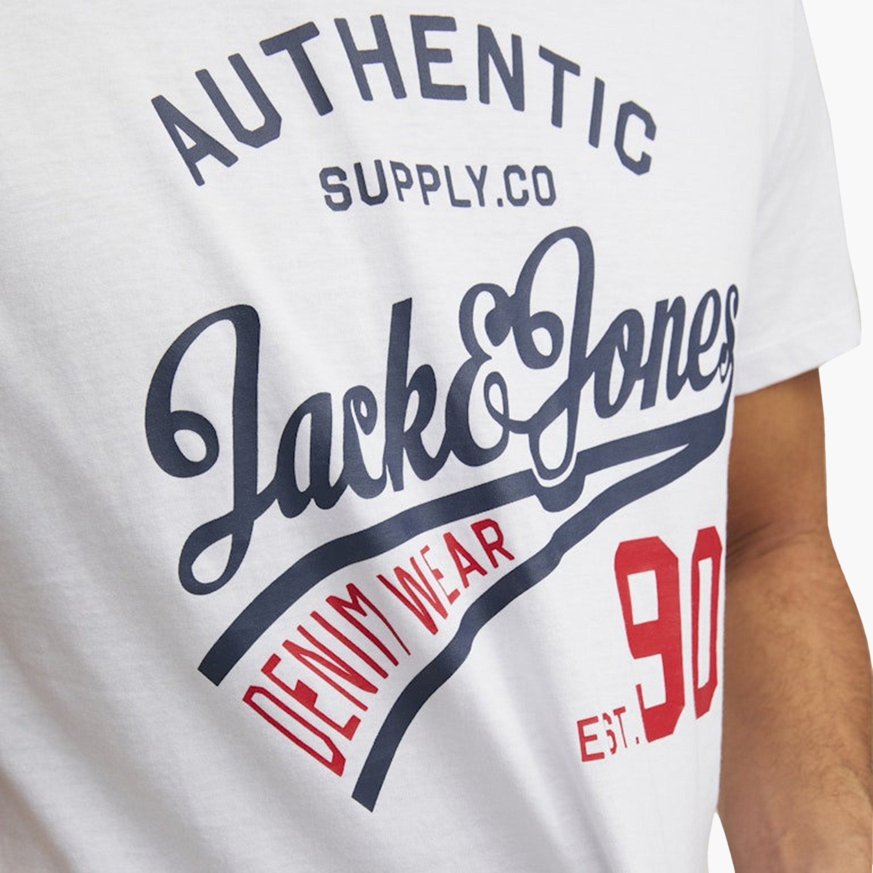Jack & Jones Pack of 3 Printed Crew Neck Short Sleeves Men's T-Shirt-men-clothing-tshirtsandpolos-tshirts-image-5