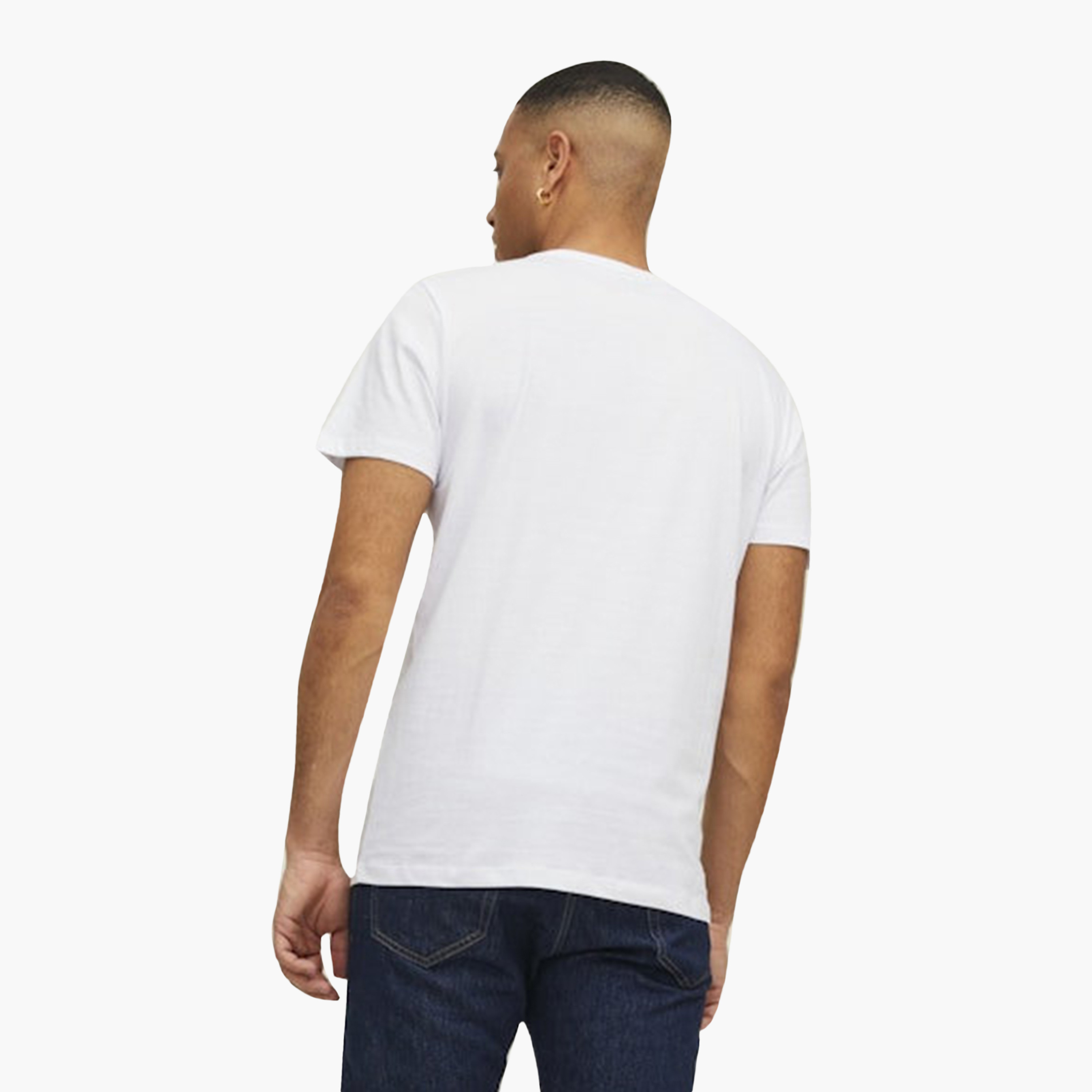 طقم تيشيرت "كرو نيك" بياقة مستديرة وأكمام قصيرة مطبوع 3 قطع رجالي من جاك أند جونز-men-clothing-tshirtsandpolos-tshirts-image-6