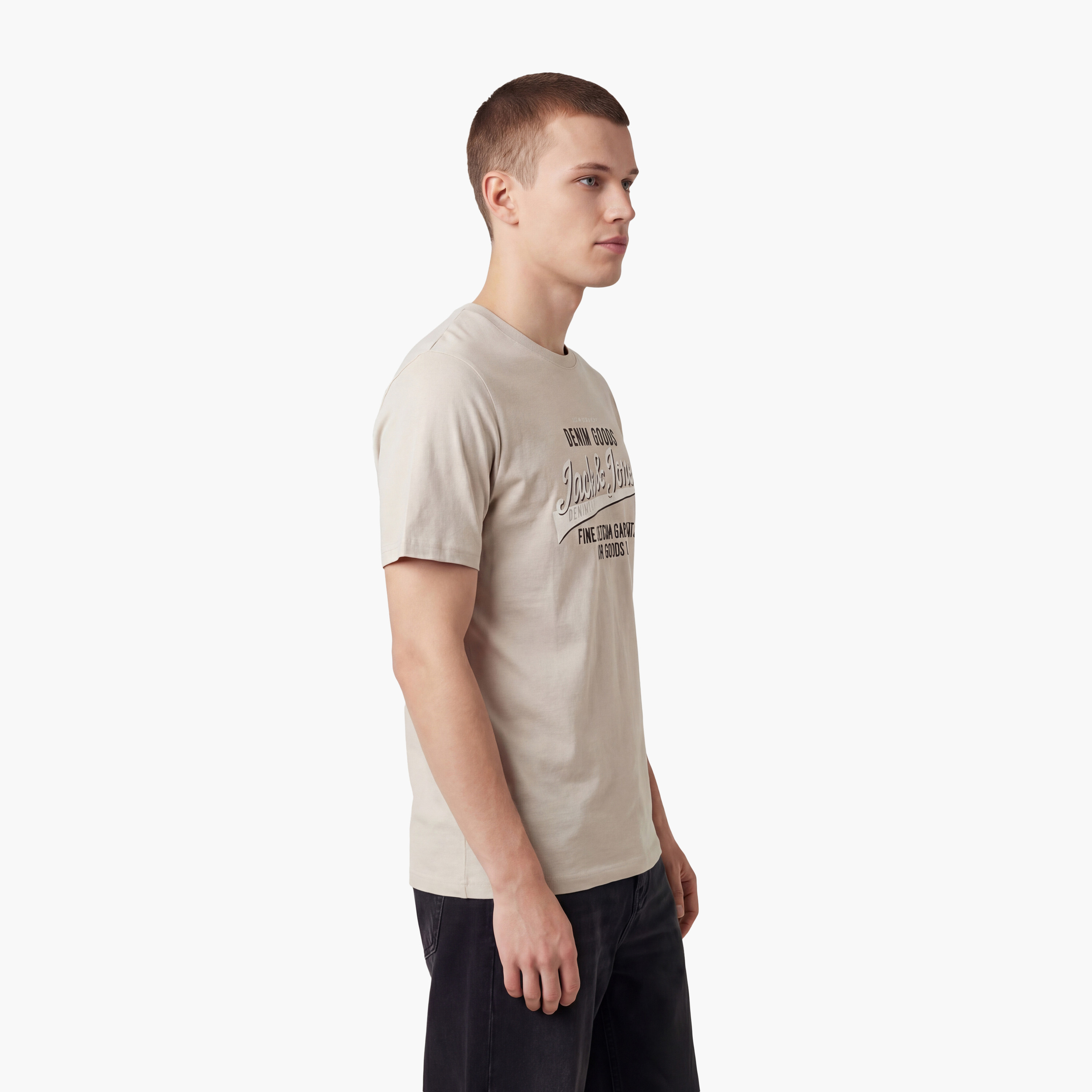 طقم تيشيرت "كرو نيك" بياقة مستديرة وأكمام قصيرة مطبوع 3 قطع رجالي من جاك أند جونز-men-clothing-tshirtsandpolos-tshirts-image-10
