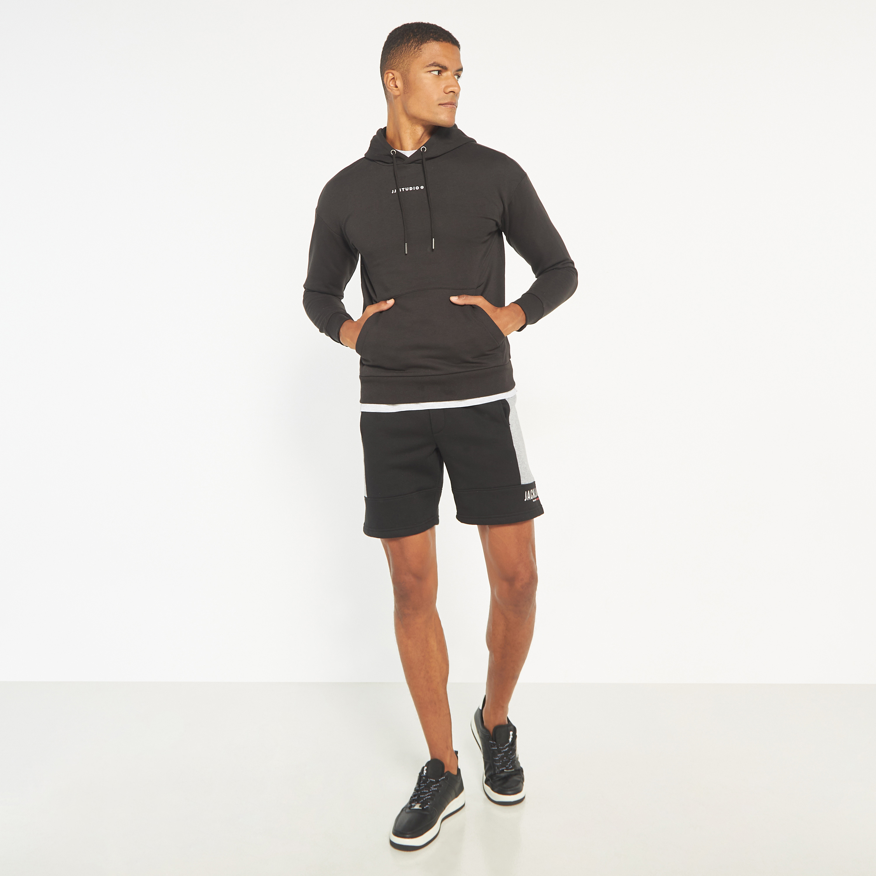 Jack & Jones Printed Long Sleeves Hoodie with Kangaroo Pocket-men-winterwear-hoodiesandsweatshirts-image-2