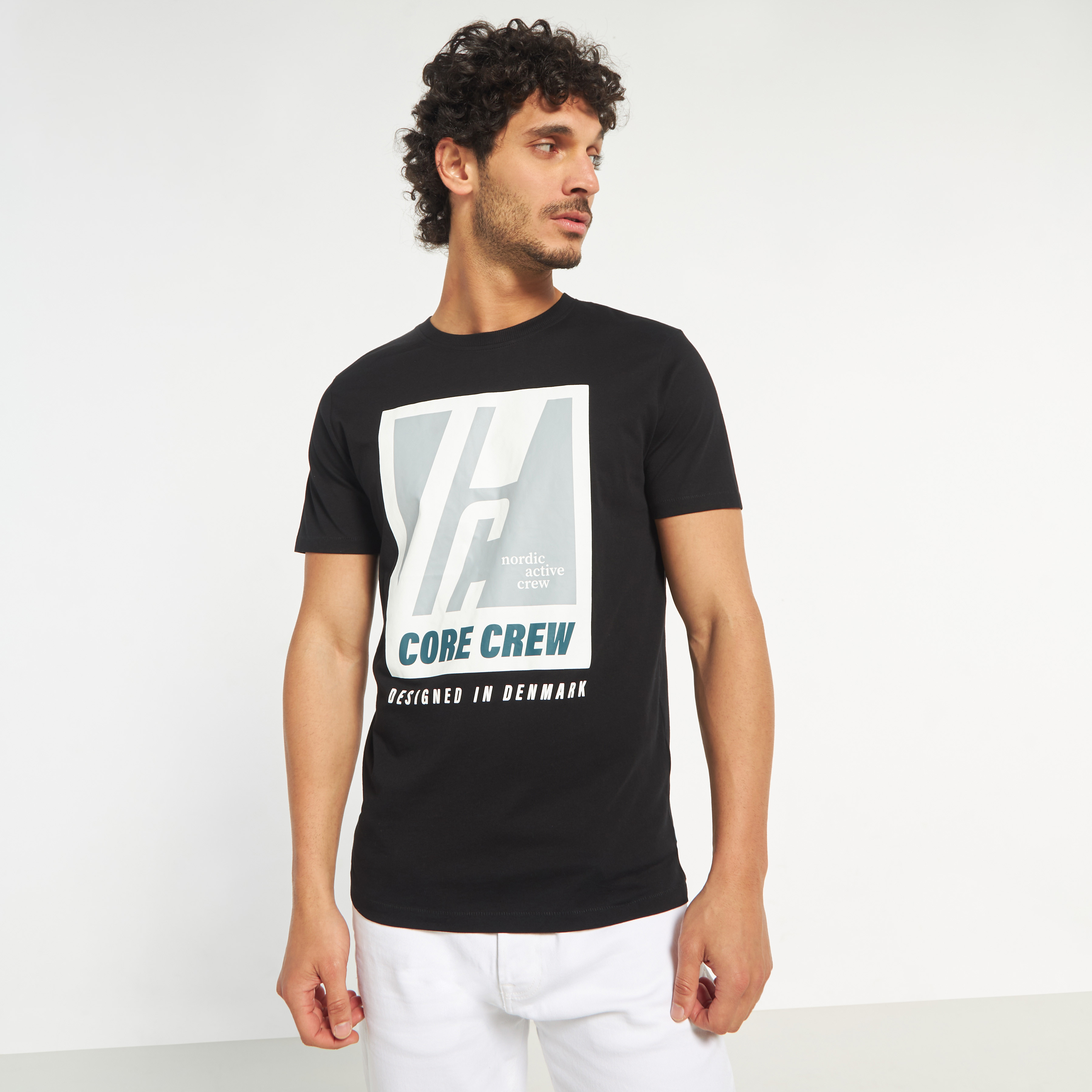 Jack & Jones Printed Crew Neck Short Sleeves T-Shirt-men-clothing-tshirtsandpolos-tshirts-image-1
