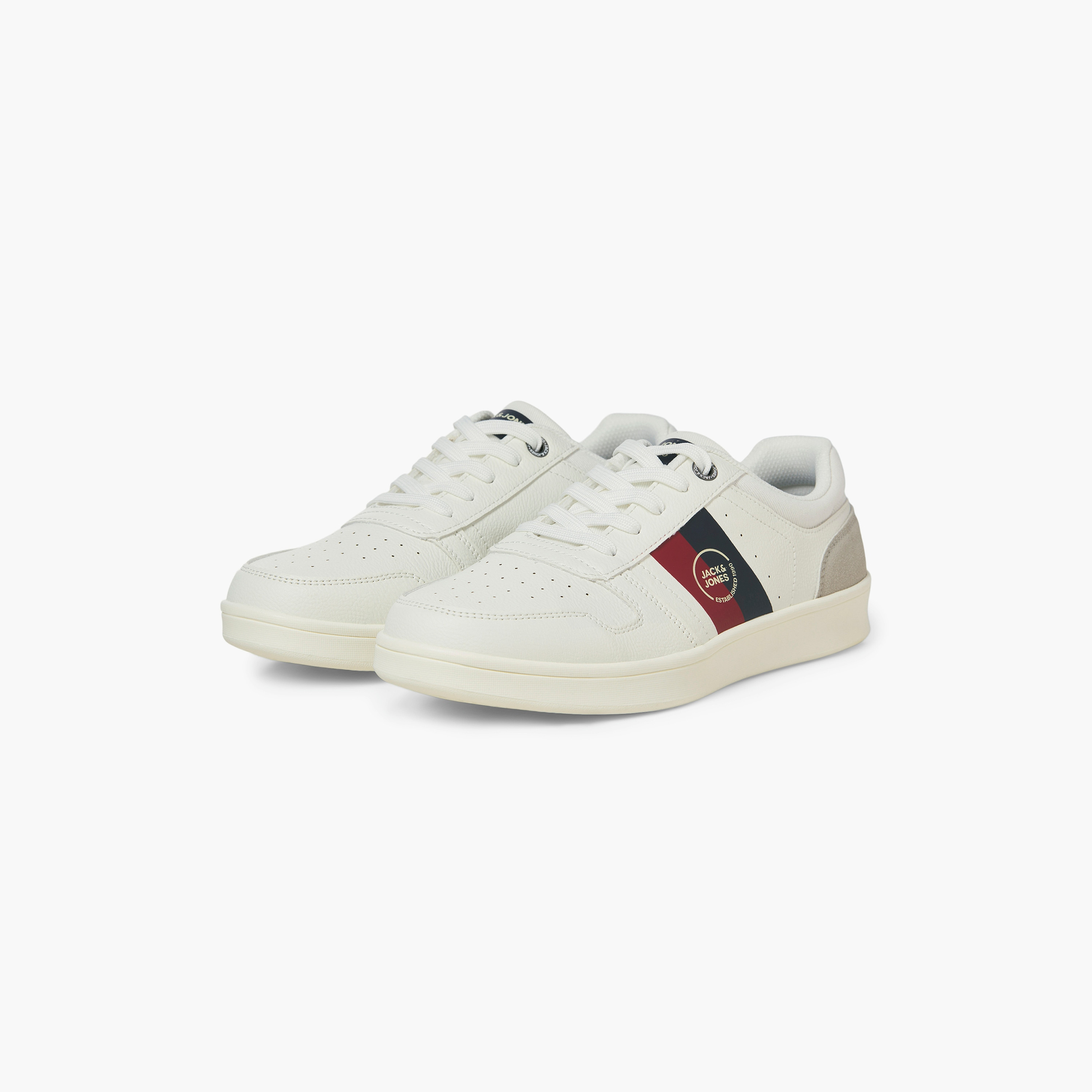 Jack & Jones Men's Lace-Up Low Top Sneakers | 12221815-men-shoes-sneakers-image-1