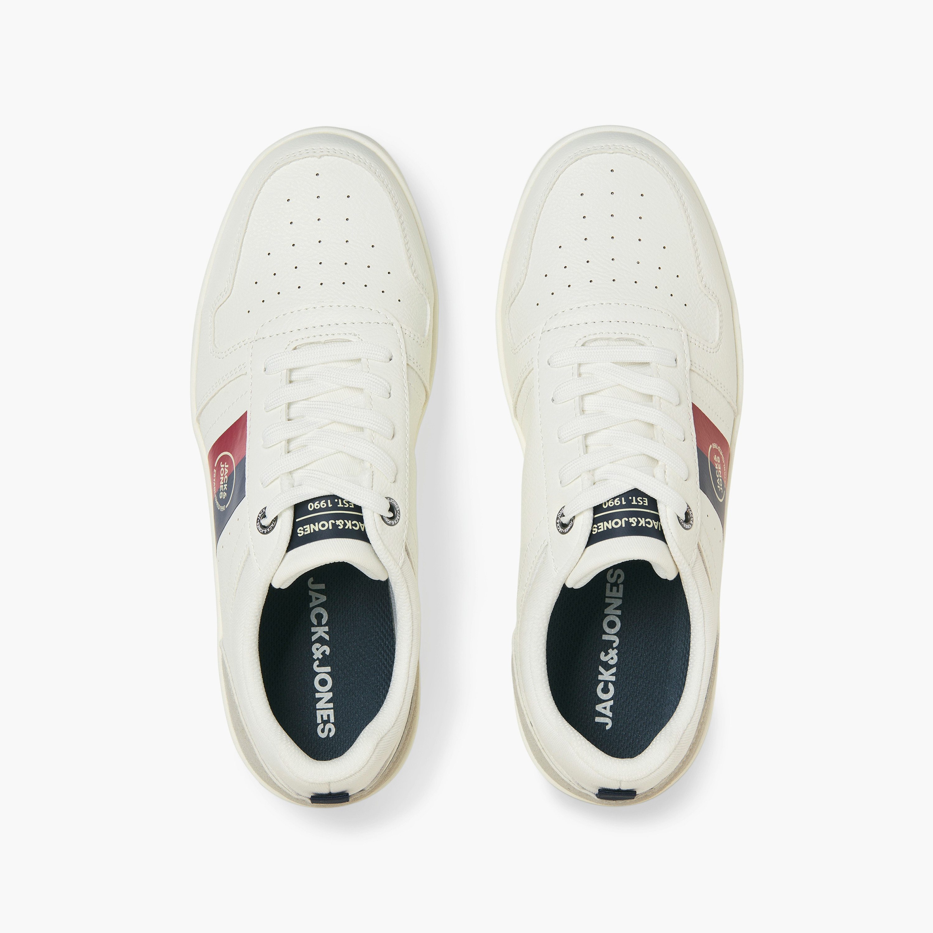 Jack & Jones Men's Lace-Up Low Top Sneakers | 12221815-men-shoes-sneakers-image-4