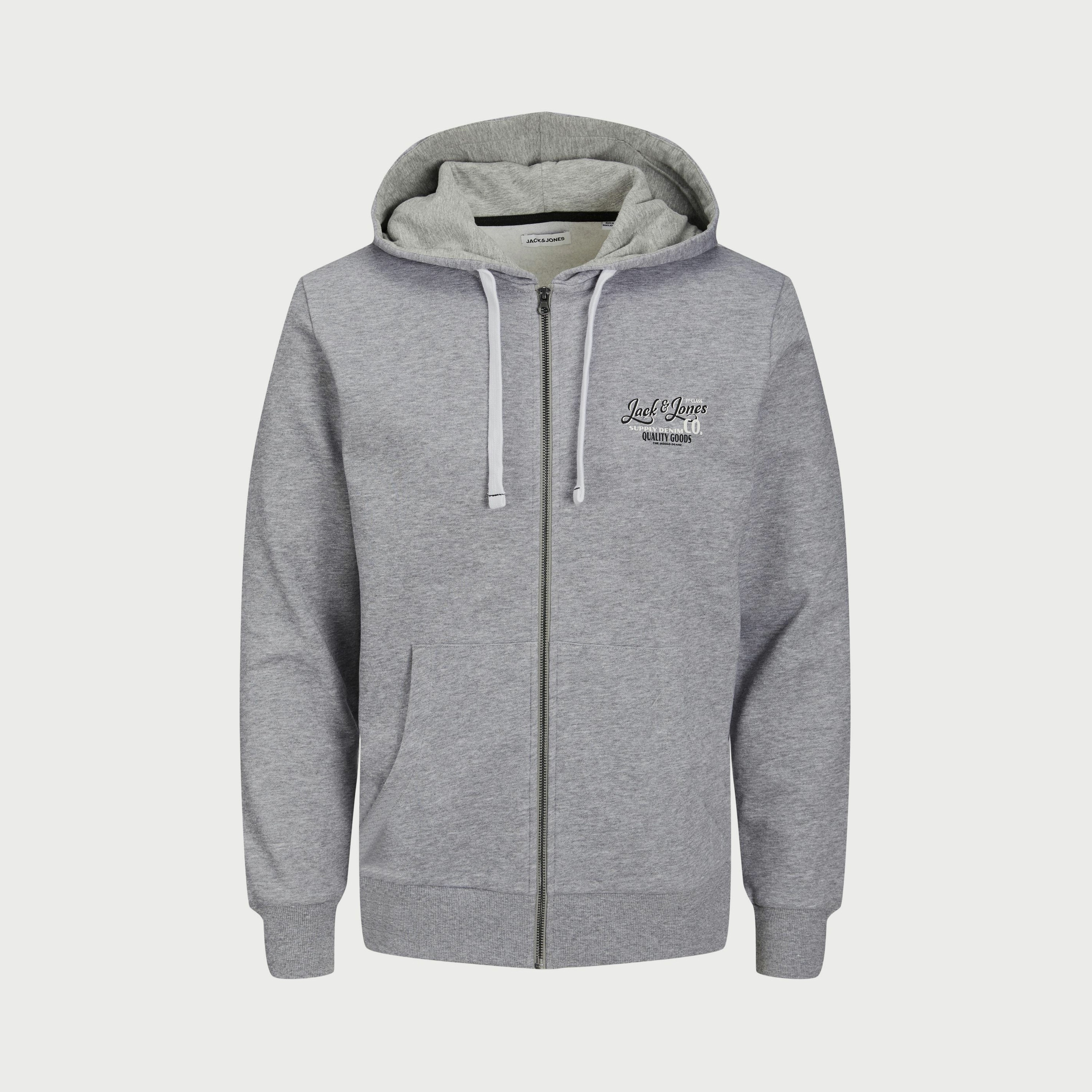 هودي من جاك آند جونز مطبوع بأكمام طويلة مع سحاب أمامي-men-winterwear-hoodiesandsweatshirts-image-3