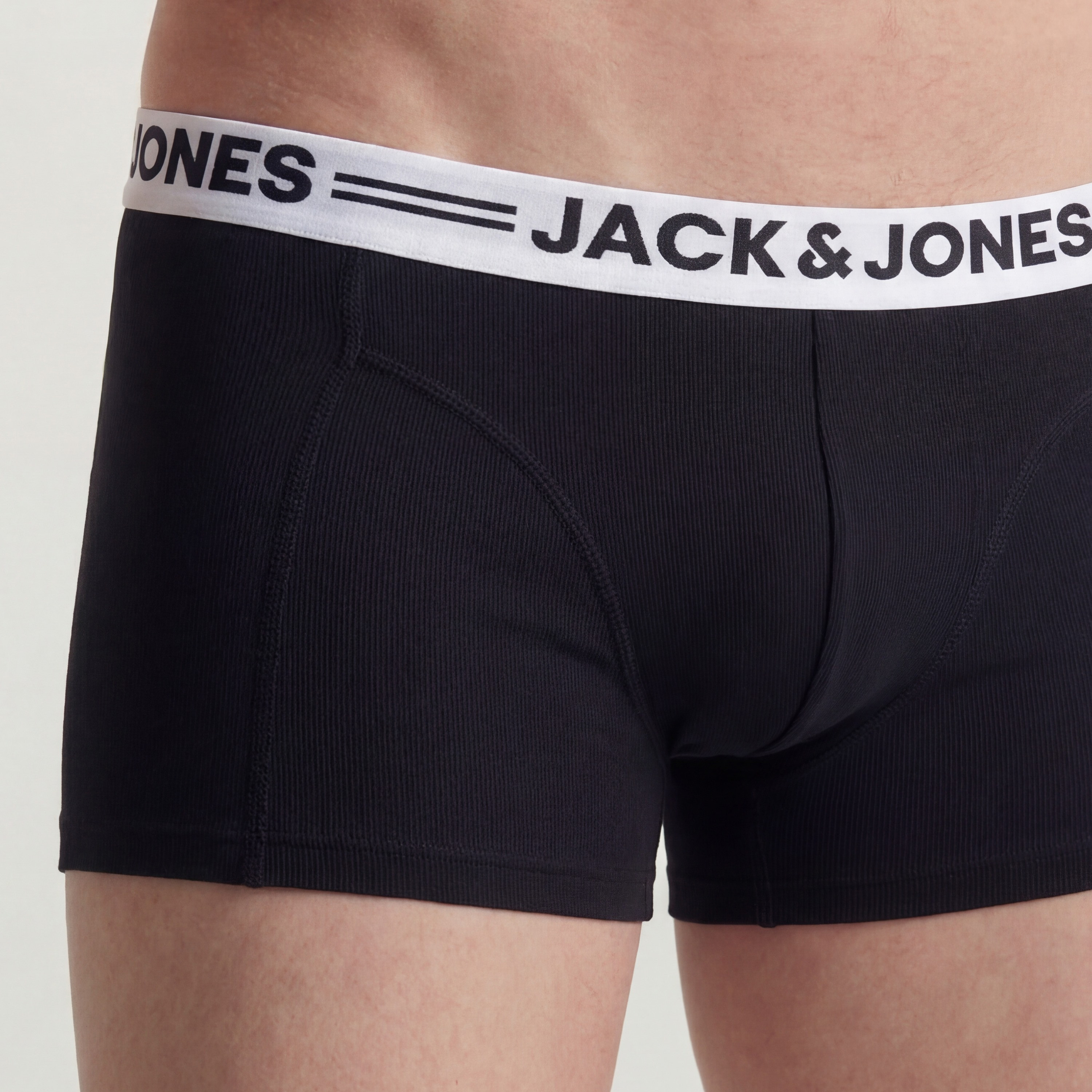 Jack & Jones Pack of 7 Brand Print Waistband Men's Trunks-men-clothing-innerwear-underwear-image-6