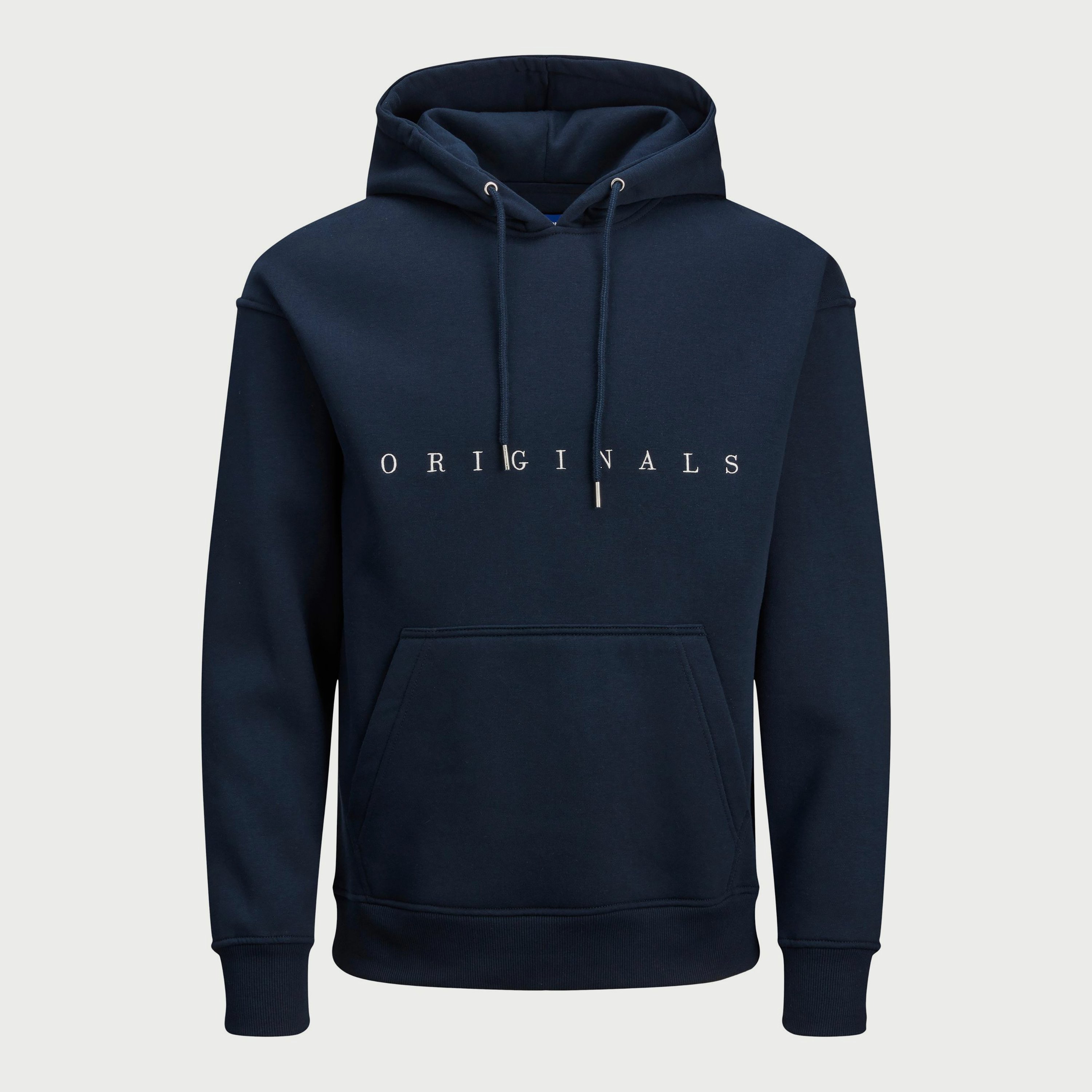Jack & Jones Plus Size Embroidered Long Sleeves Hoodie with Kangaroo Pocket-men-winterwear-hoodiesandsweatshirts-image-5