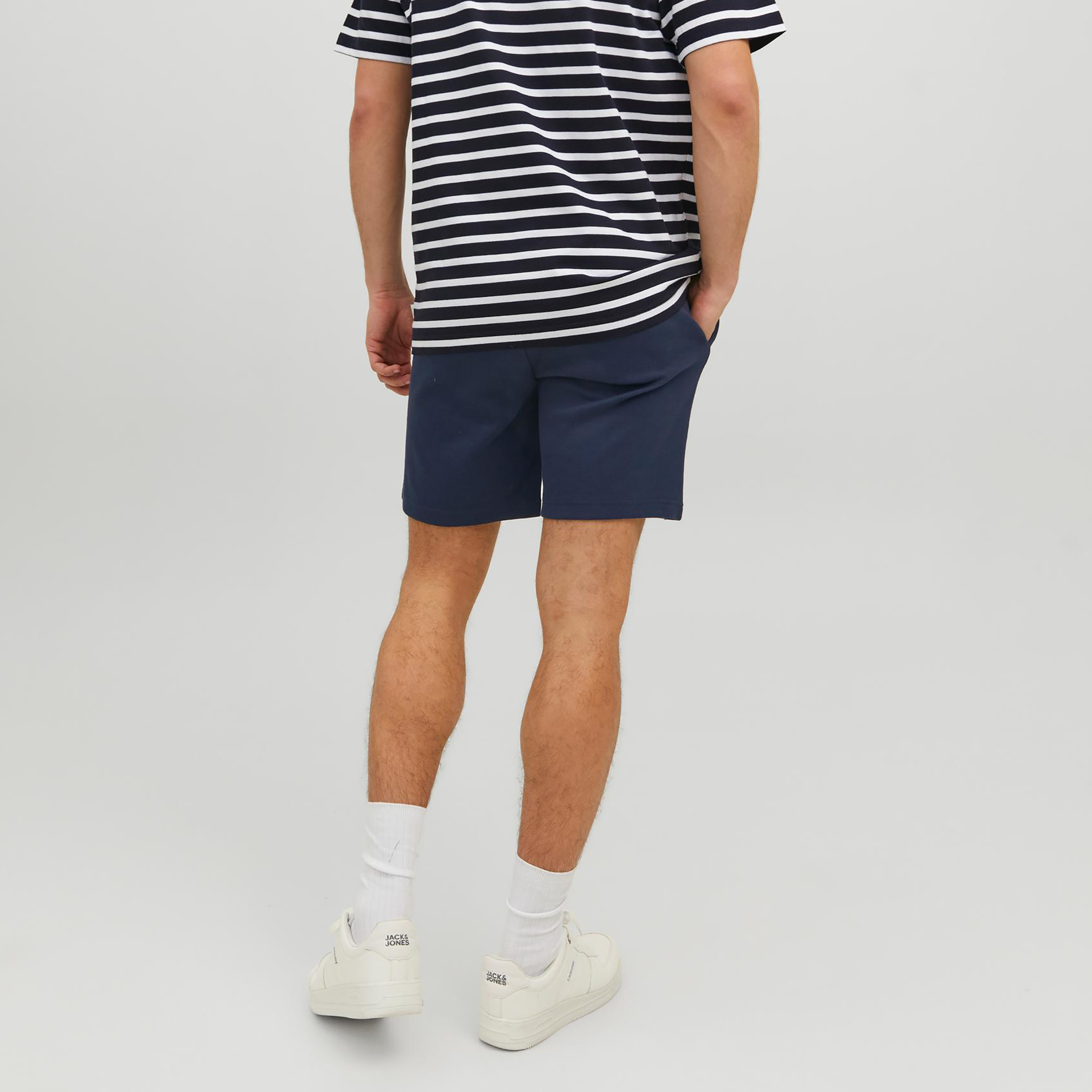 Jack & Jones Plain Low Waist Drawstring Sweat Shorts-men-clothing-bottoms-shorts-image-8