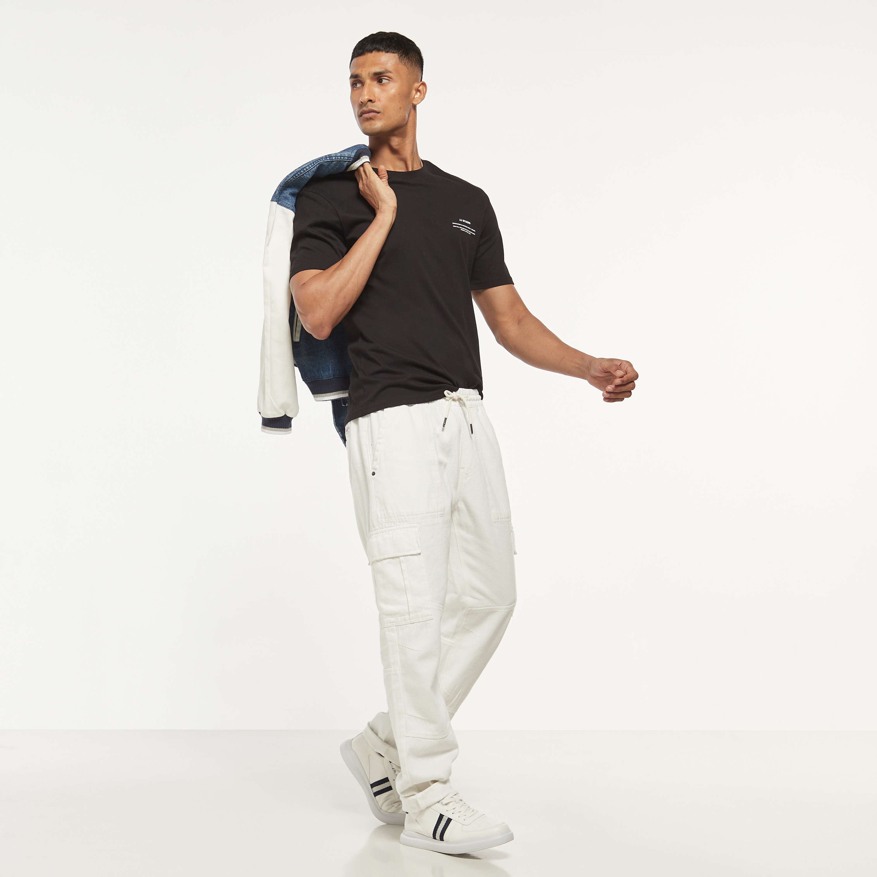 Jack & Jones Plain Crew Neck Short Sleeves T-Shirt-men-clothing-tshirtsandpolos-tshirts-image-2